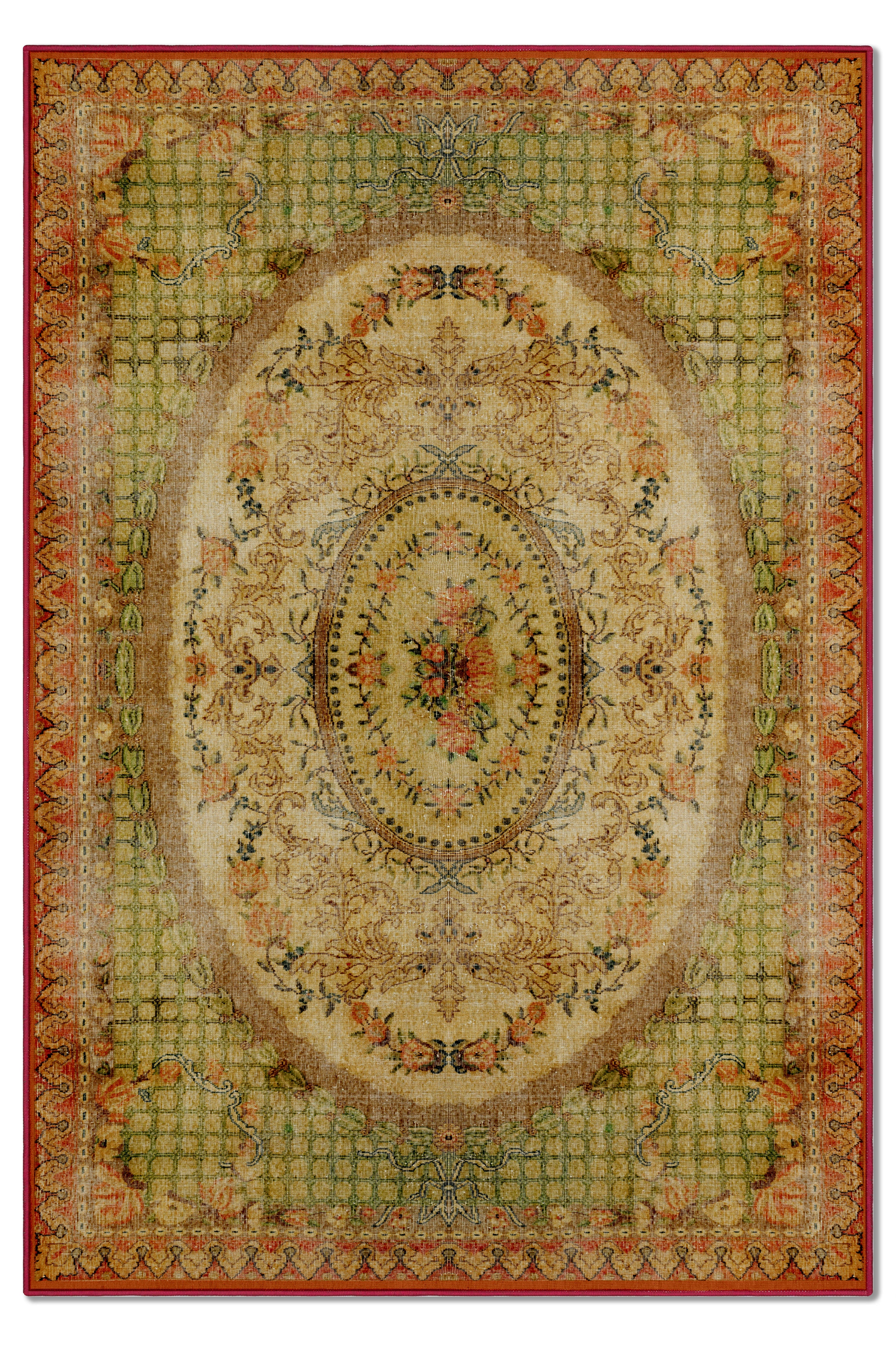 Arte DS004 - Klasik Vintage Desenli Dekoratif Dokuma Halı
