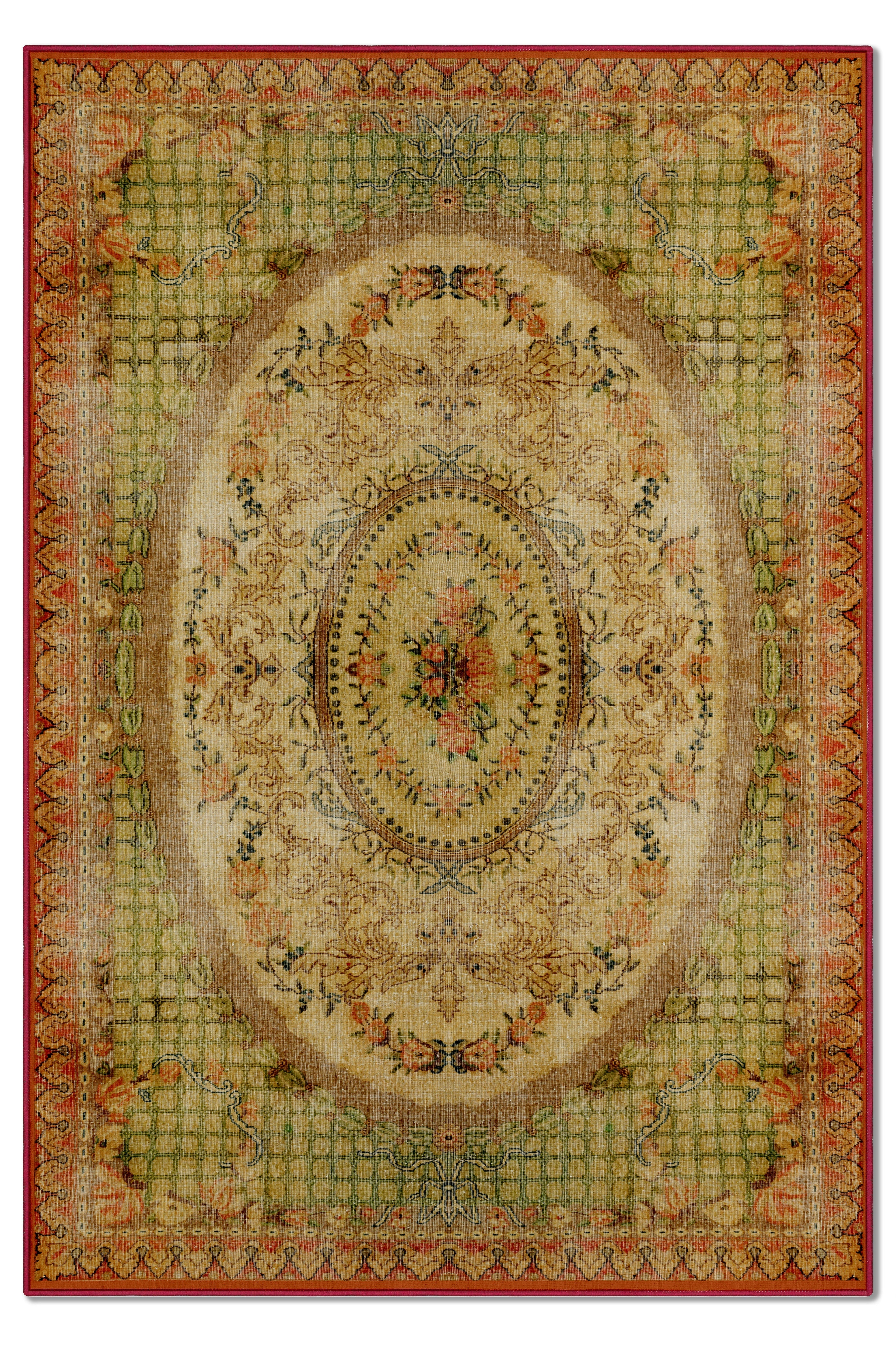 Arte DS004 - Klasik Vintage Desenli Dekoratif Dokuma Halı