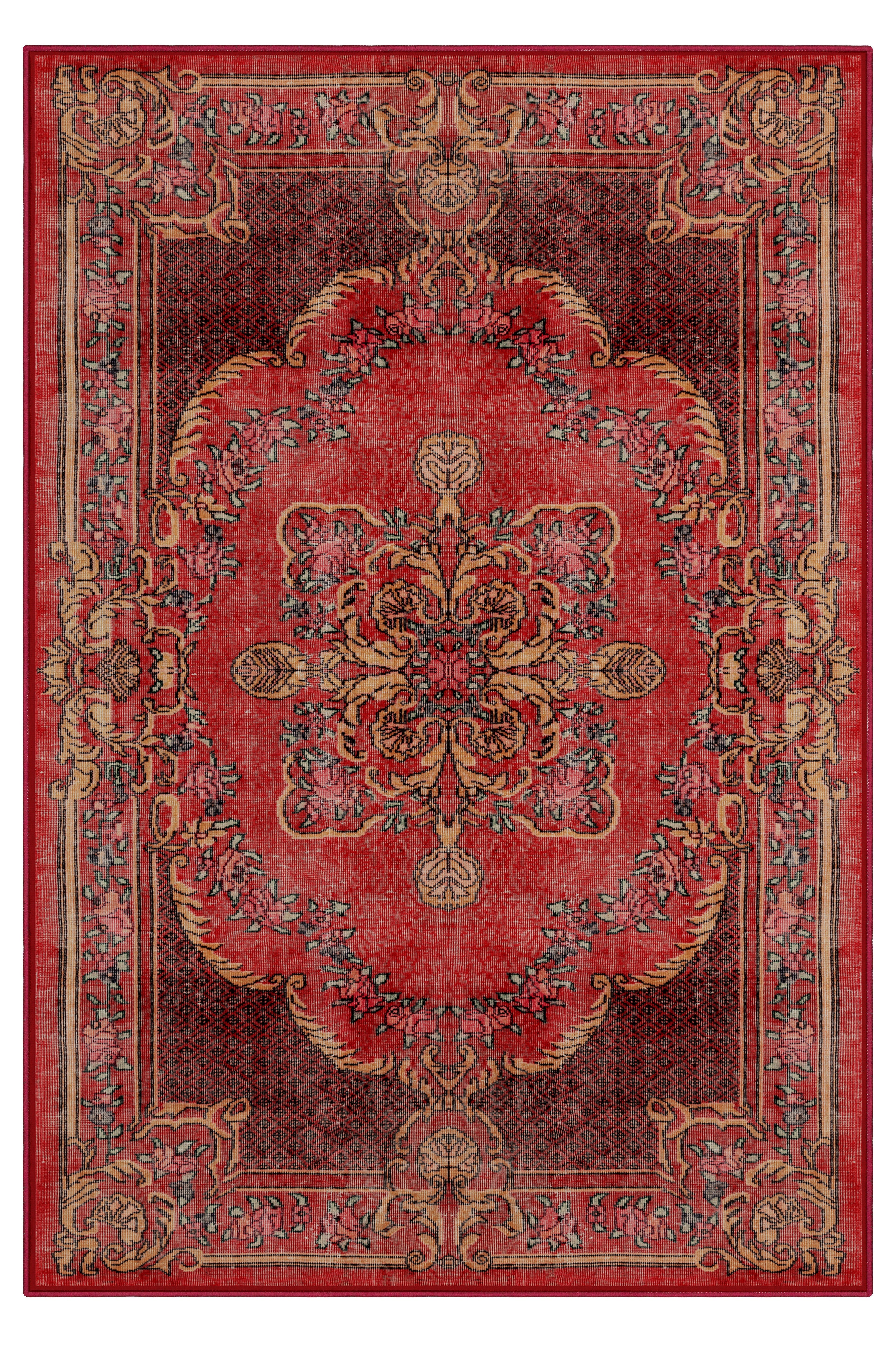 Arte DS006 Vintage Klasik Desenli Dekoratif Dokuma Halı