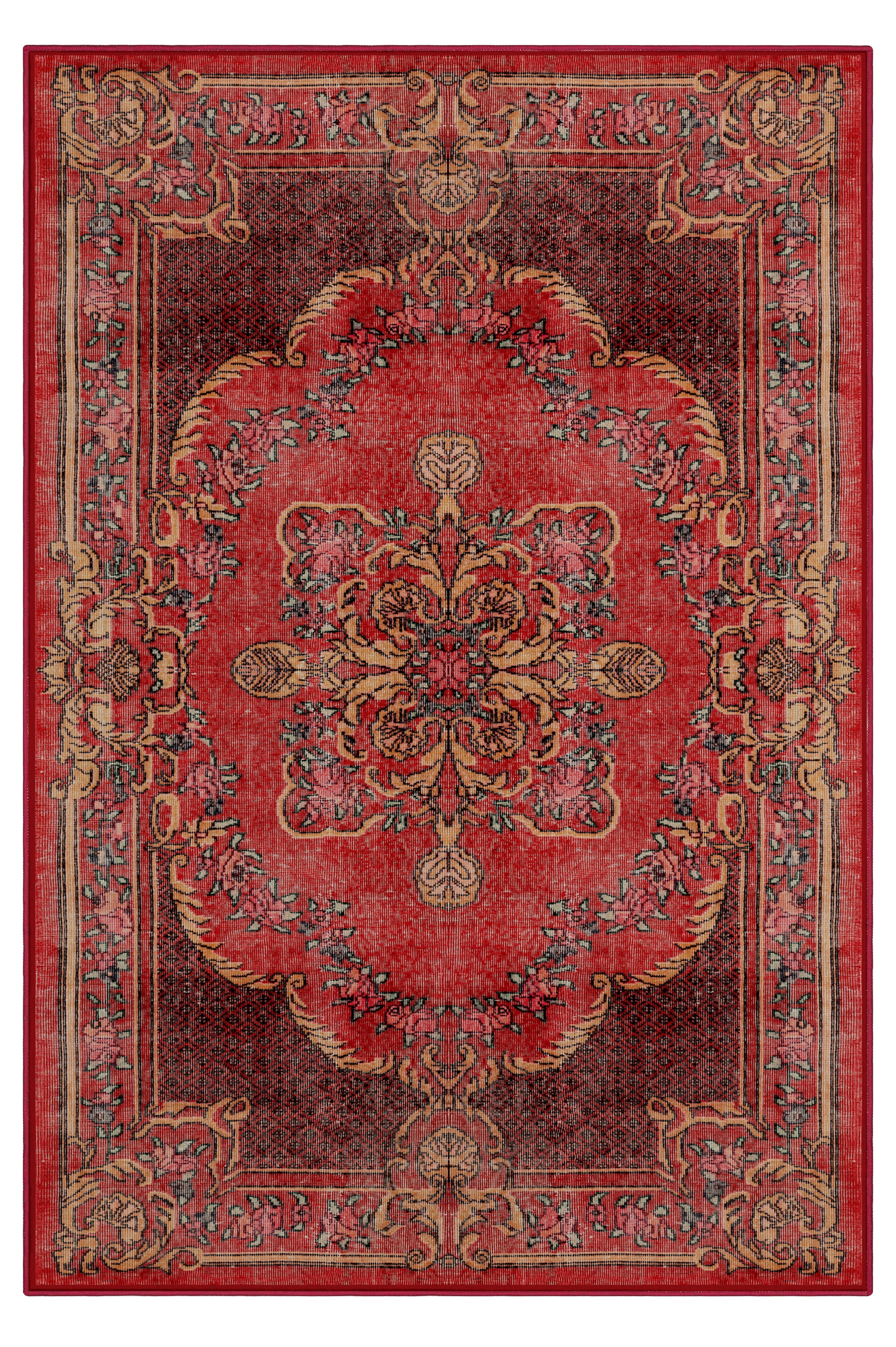 Arte DS006 Vintage Klasik Desenli Dekoratif Dokuma Halı