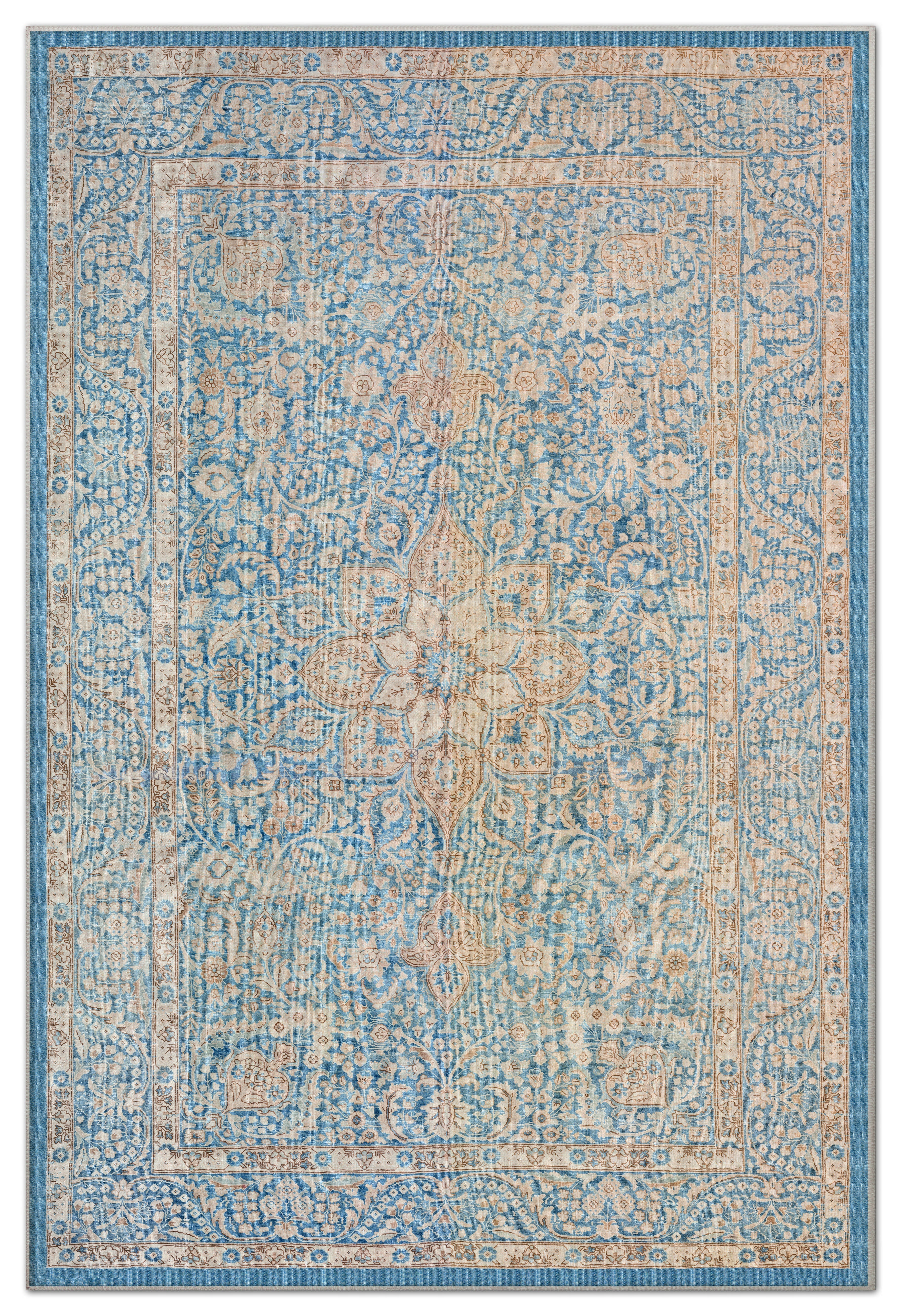 Arte HD019 Vintage Klasik Desenli Dekoratif Dokuma Halı