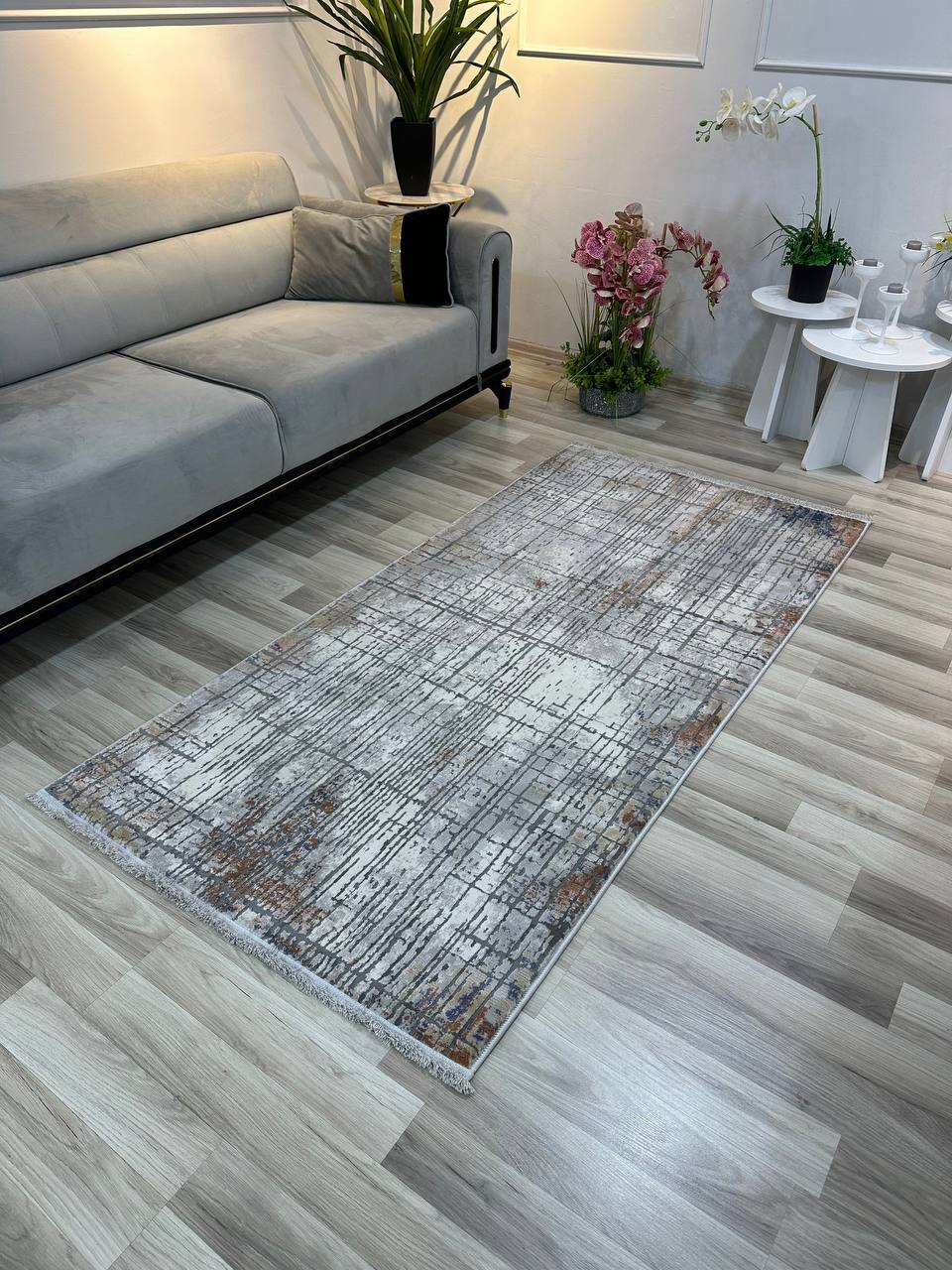 İCON G69 Kabartmalı Modern İskandinav Desenli Salon ve Koridor Halısı-KP
