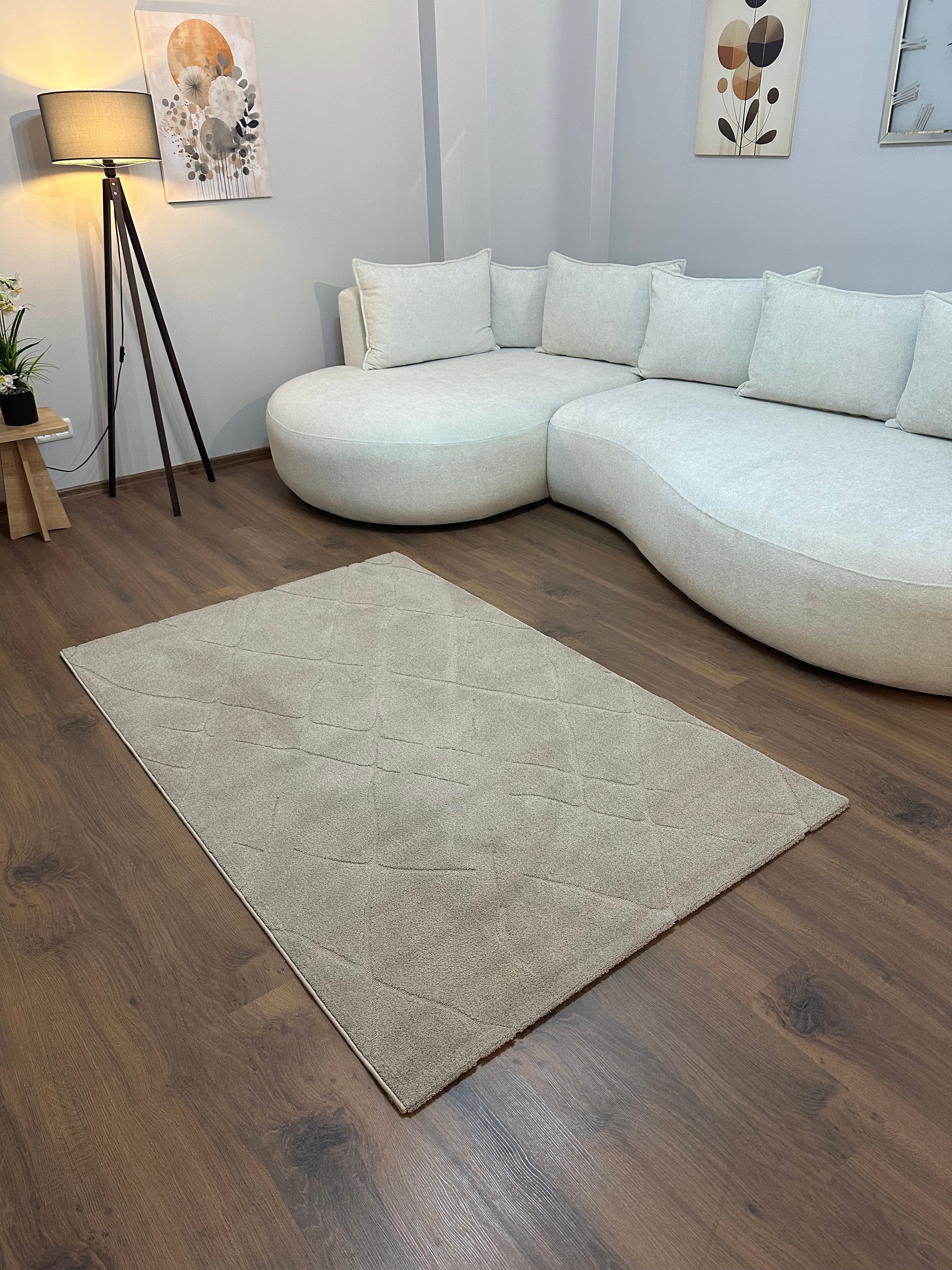 VERONA-11T - VİZON Yumuşak Sık Pamuk Dokuma Taban Salon Halısı