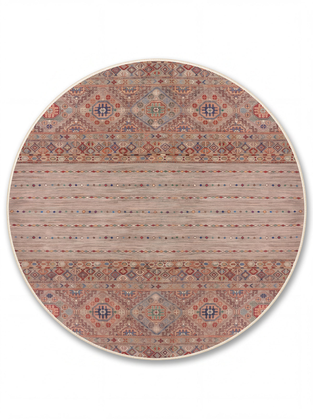 yıkanabilir kaymaz taban şönil dokuma halı 140x200 kahverengi; renkli