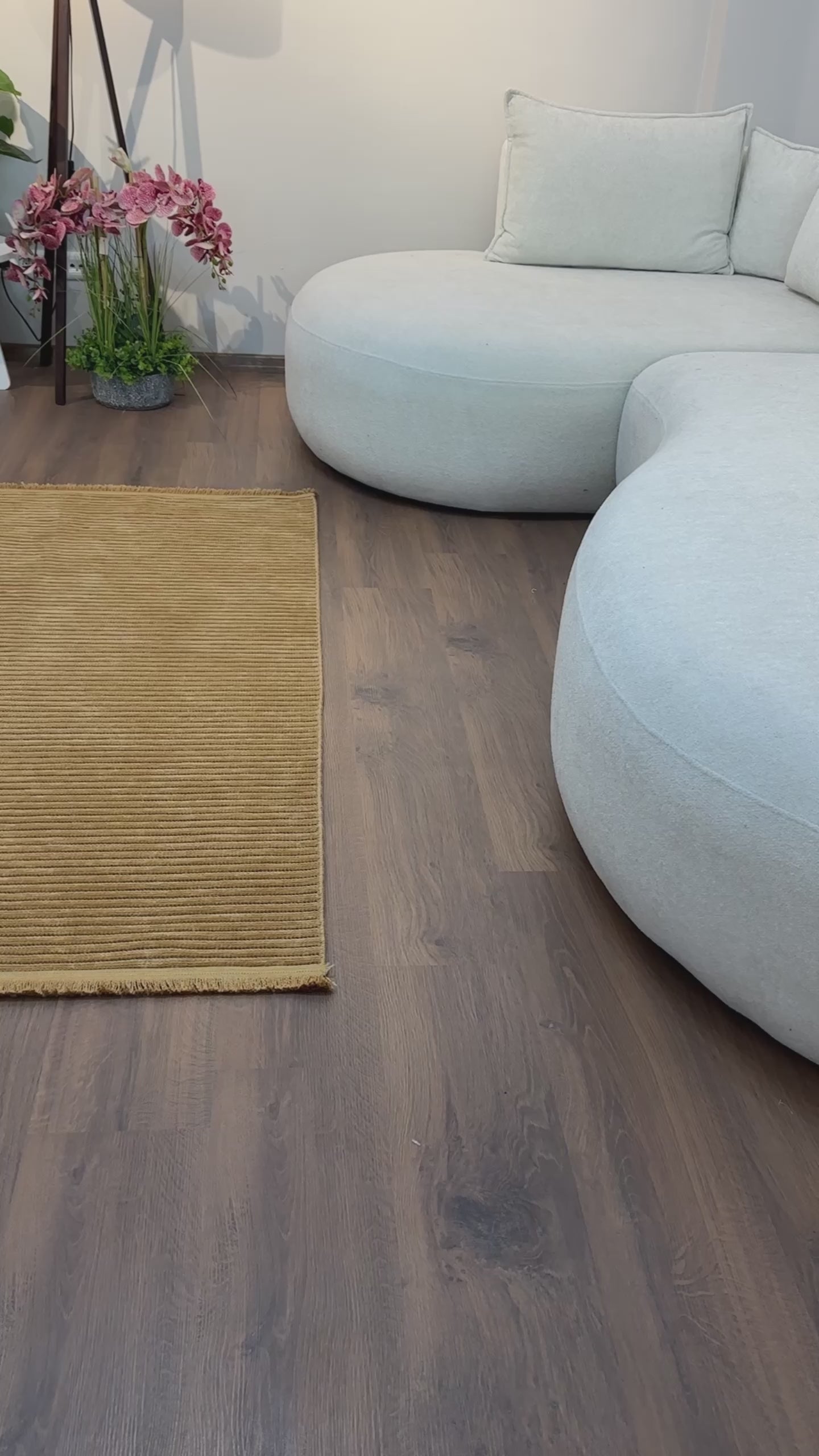 ŞÖNİL LİDYA - KAHVE Kaymaz Taban Salon Koridor Mutfak Şönil Kilim Dokuma Halı