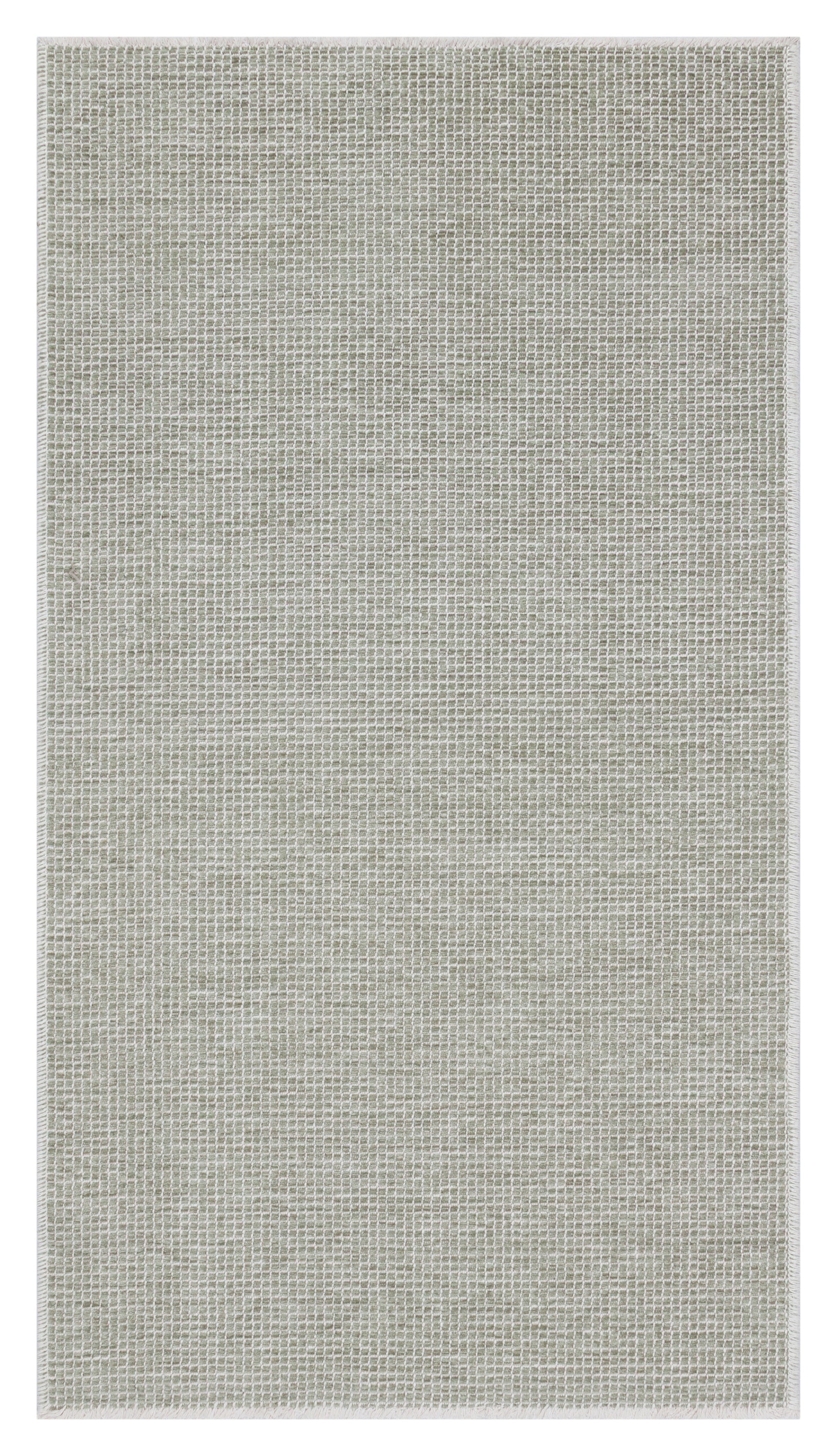 ŞÖNİL PANDORA - YEŞİL Makinede Yıkanabilir Modern Sade Salon Koridor Mutfak Şönil Dokuma Halı