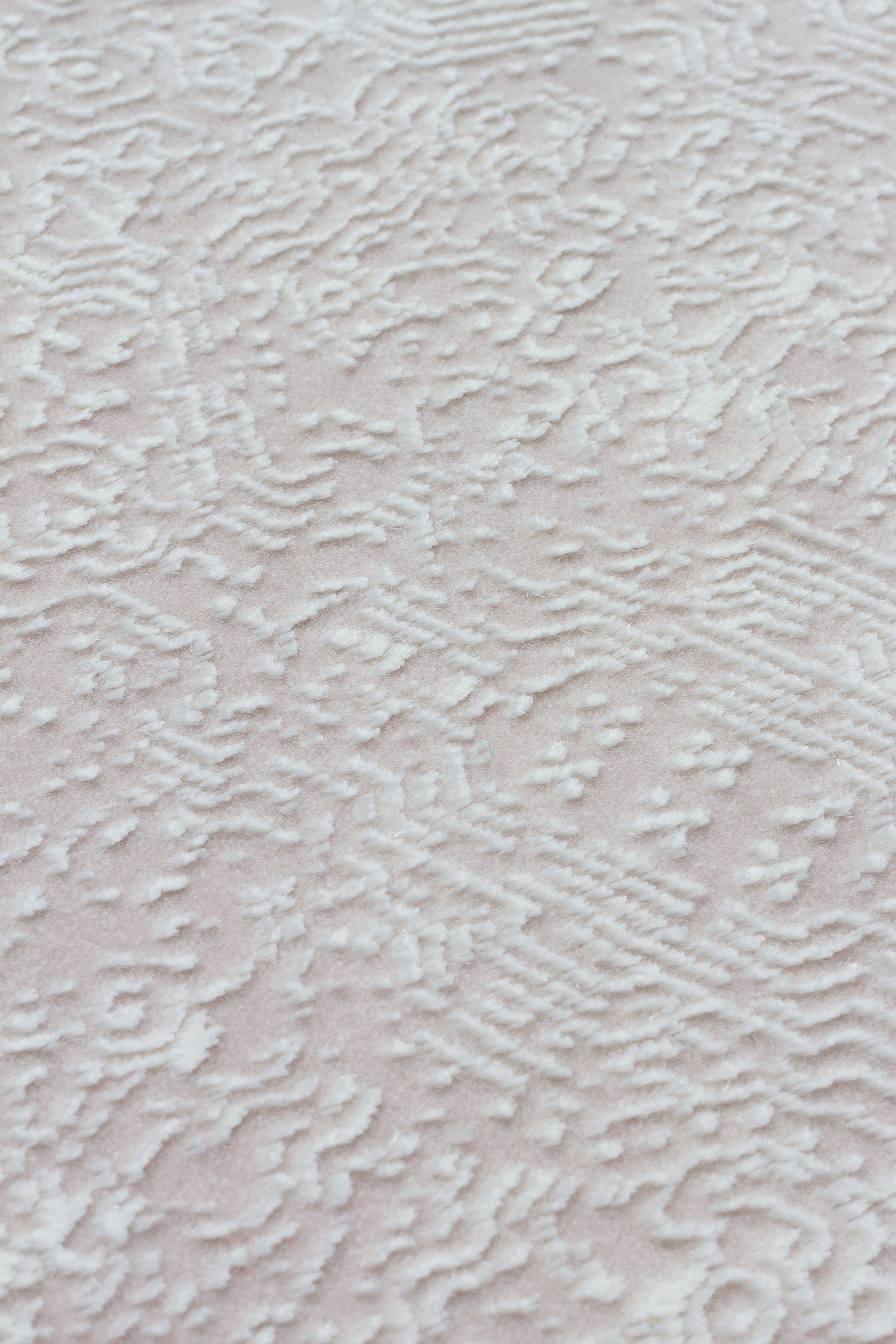 LOTUS 8020-T-KREM Sentetik Bambu Parlak Saten Salon Koridor Mutfak Halısı