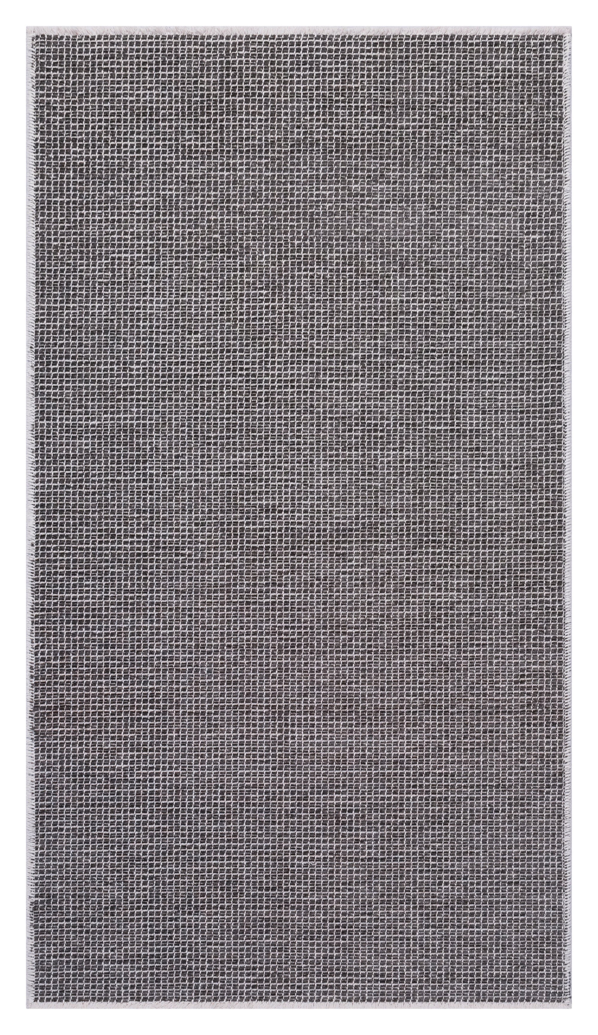 ŞÖNİL PANDORA - ANTRASİT Makinede Yıkanabilir Modern Sade Salon Koridor Mutfak Şönil Dokuma Halı