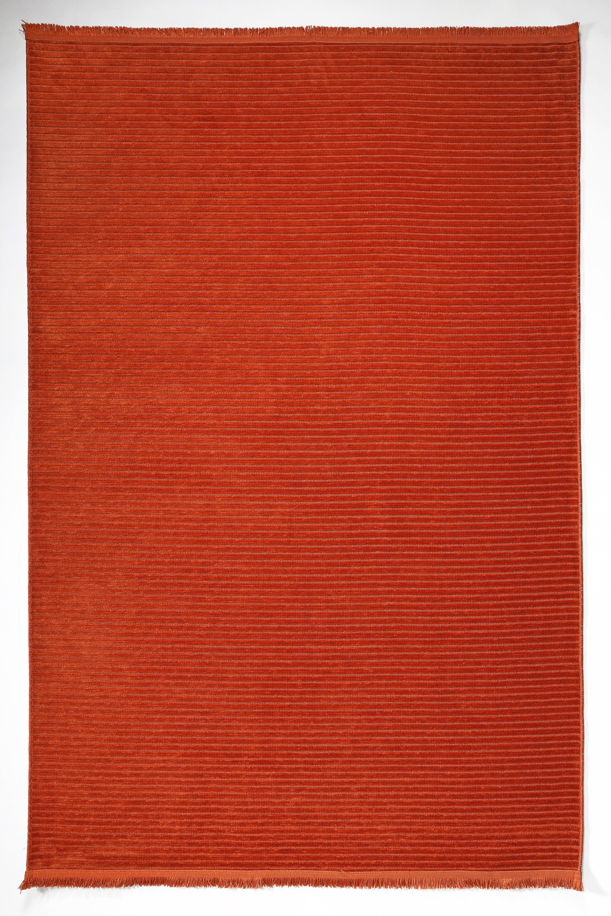 ŞÖNİL LİDYA - KİREMİT Makinede Yıkanabilir İskandinav Desenli Salon Koridor Mutfak Şönil Dokuma Halı