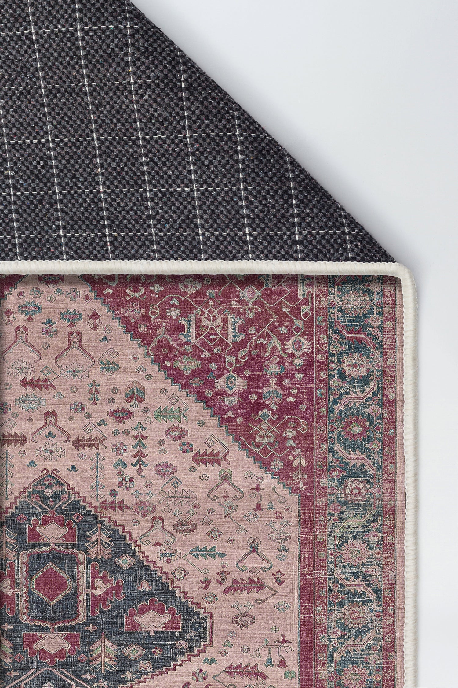 ARTE VN111-3 Vintage Klasik Desenli Renkli Dekoratif Salon Mutfak Koridor Halısı
