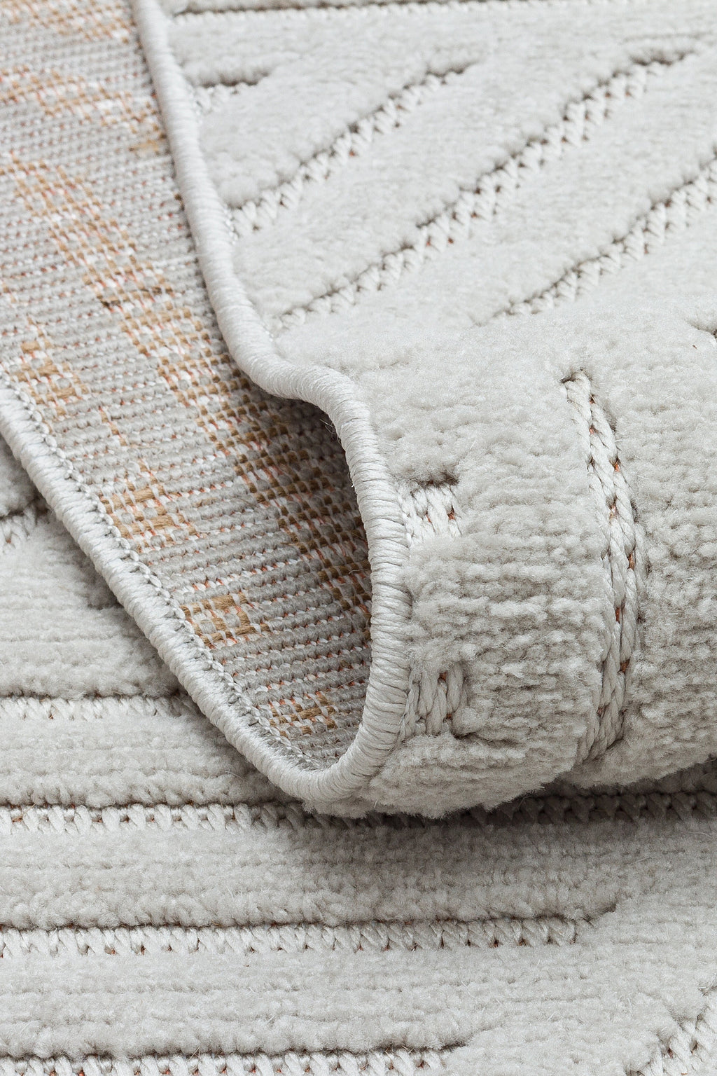 MİLAS C15-GRİ Kabartmalı Modern Geometrik Desenli Salon Koridor Mutfak Halısı