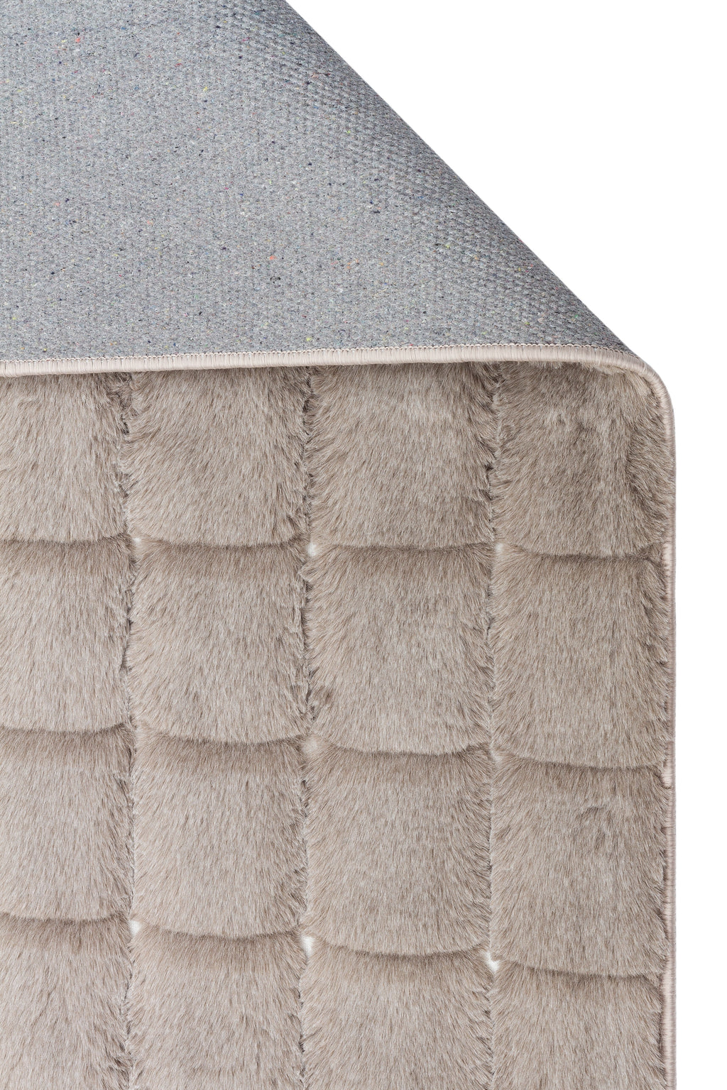 TAVŞAN SAMUR VİZON -  Kaymaz Taban Tavşan Shaggy Yatak Odası Oturma Odası Çocuk Odası Halısı