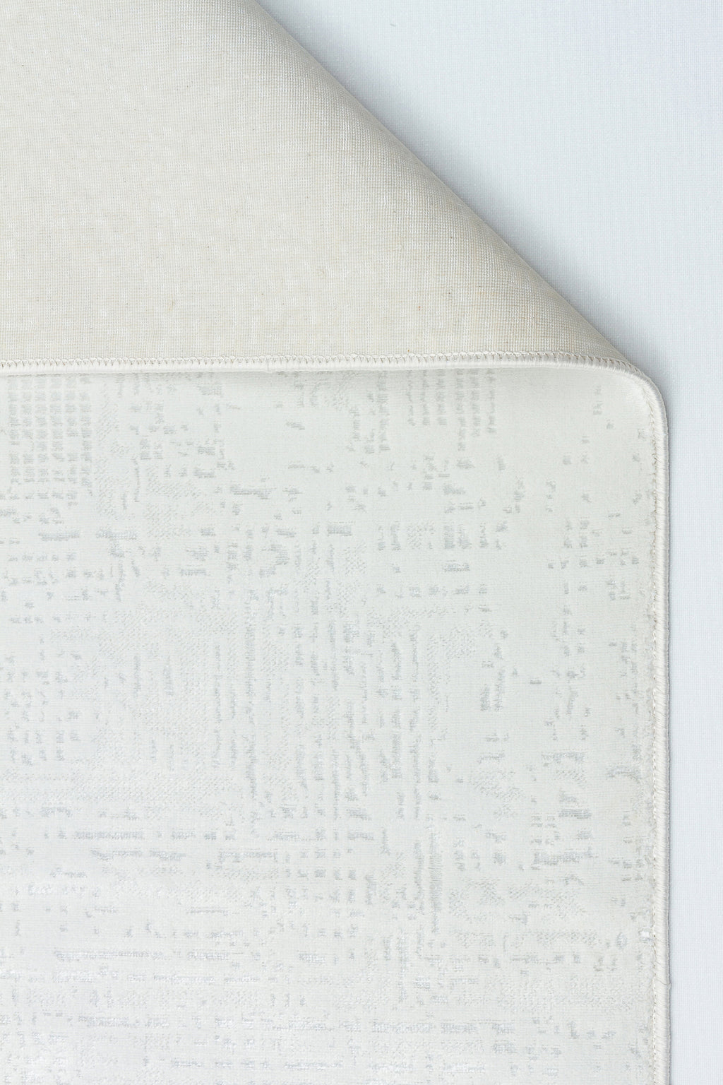 LOTUS C25-KREM Sentetik Bambu Parlak Saten Salon Koridor Mutfak Halısı-910