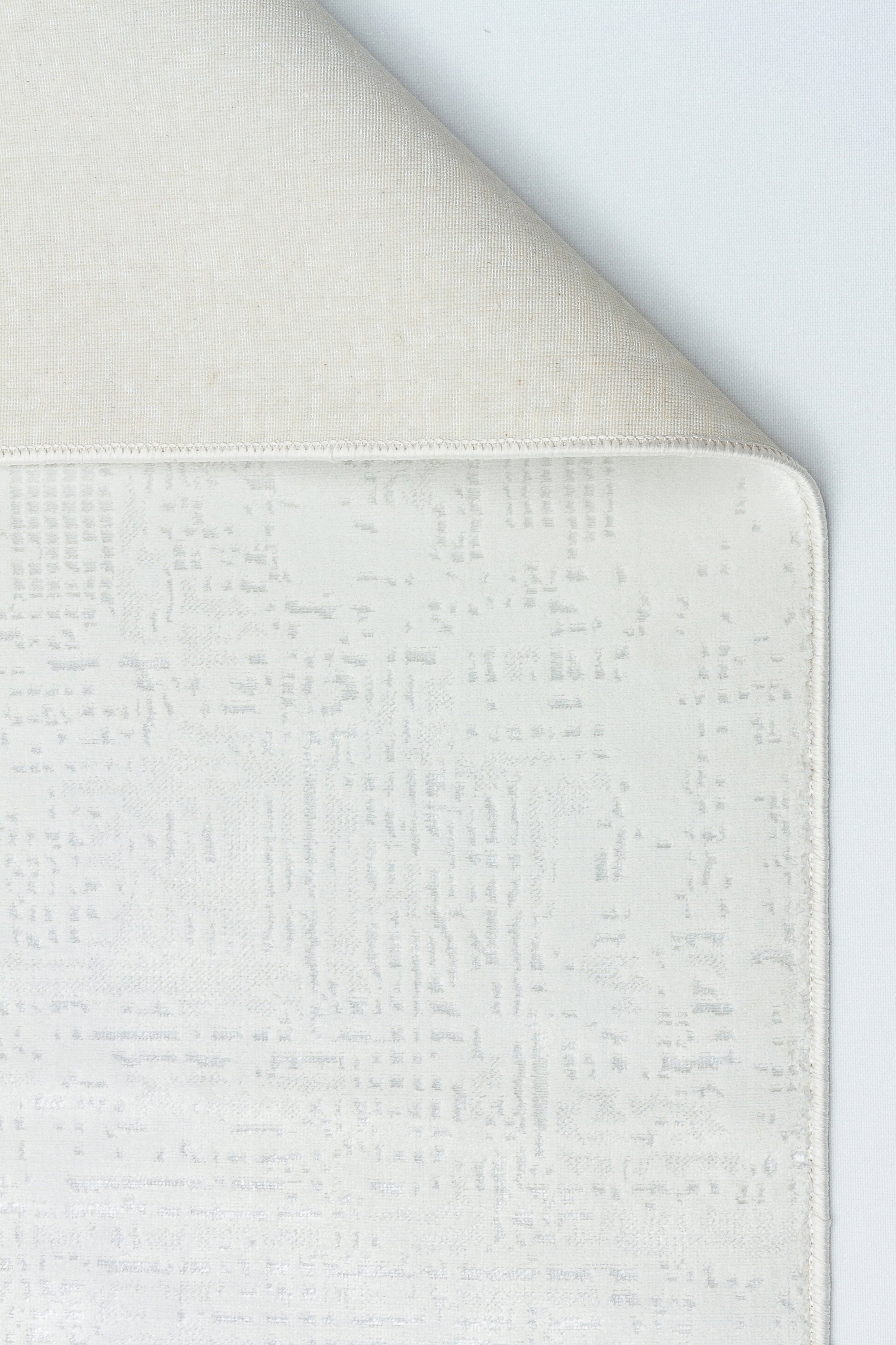 LOTUS C25-KREM Sentetik Bambu Parlak Saten Salon Koridor Mutfak Halısı-910