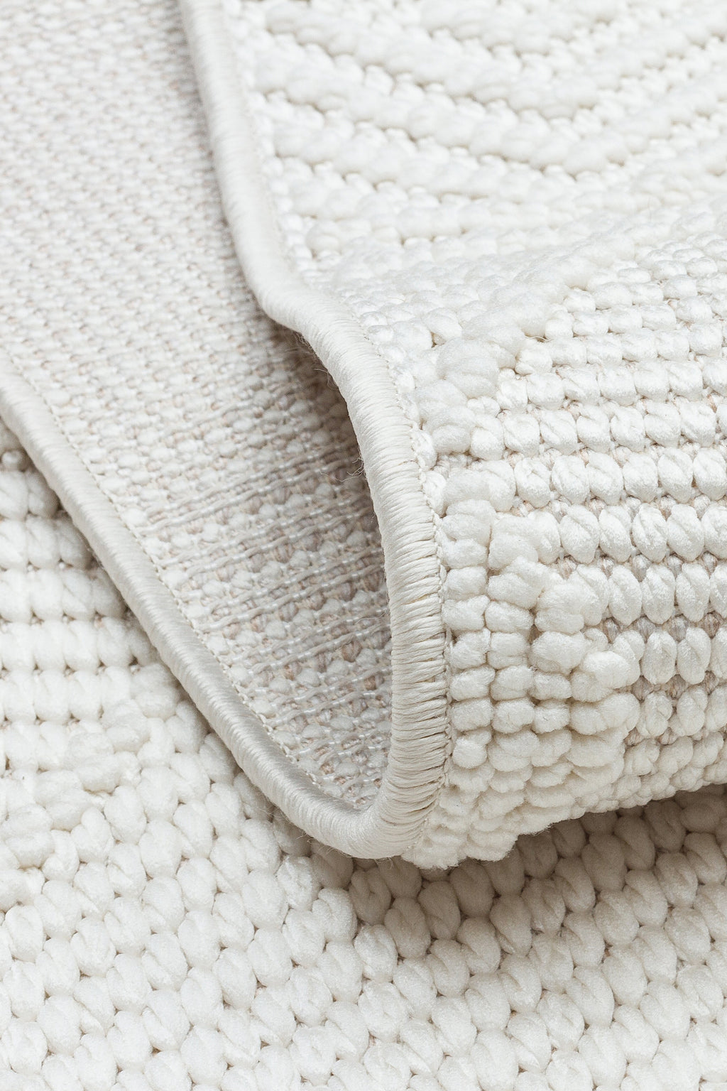 OSLO 5019-T KREM Yumuşak Bukle (Loop) Dokuma Geometrik Desenli Salon Mutfak Koridor Halısı