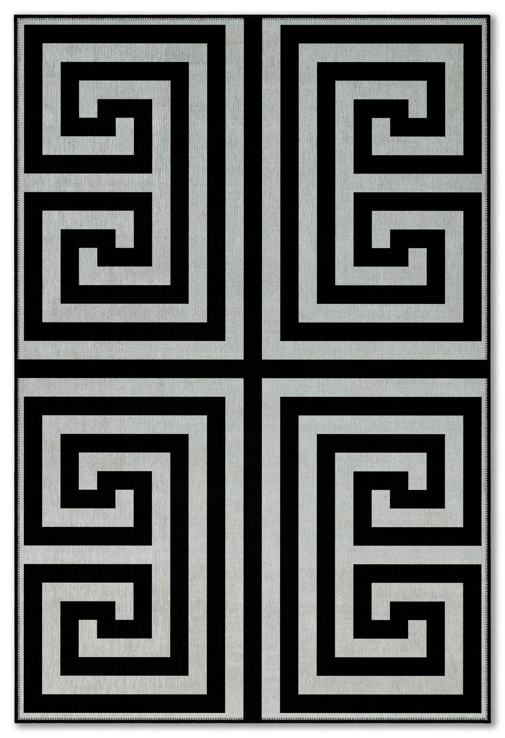 Arte VN024 Modern Geometrik Labirent Desenli Dekoratif Şönil Halı