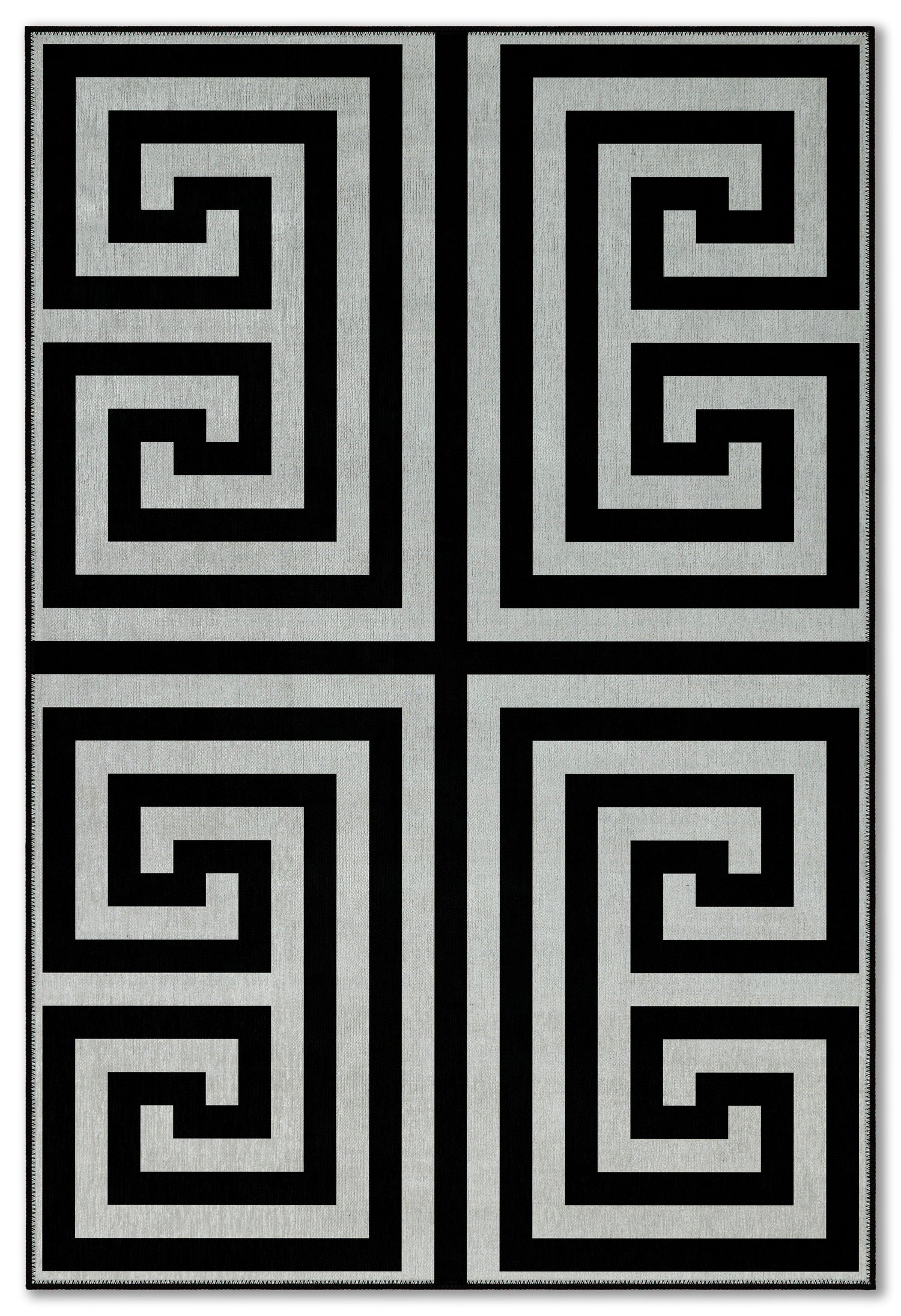 Arte VN024 Modern Geometrik Labirent Desenli Dekoratif Şönil Halı