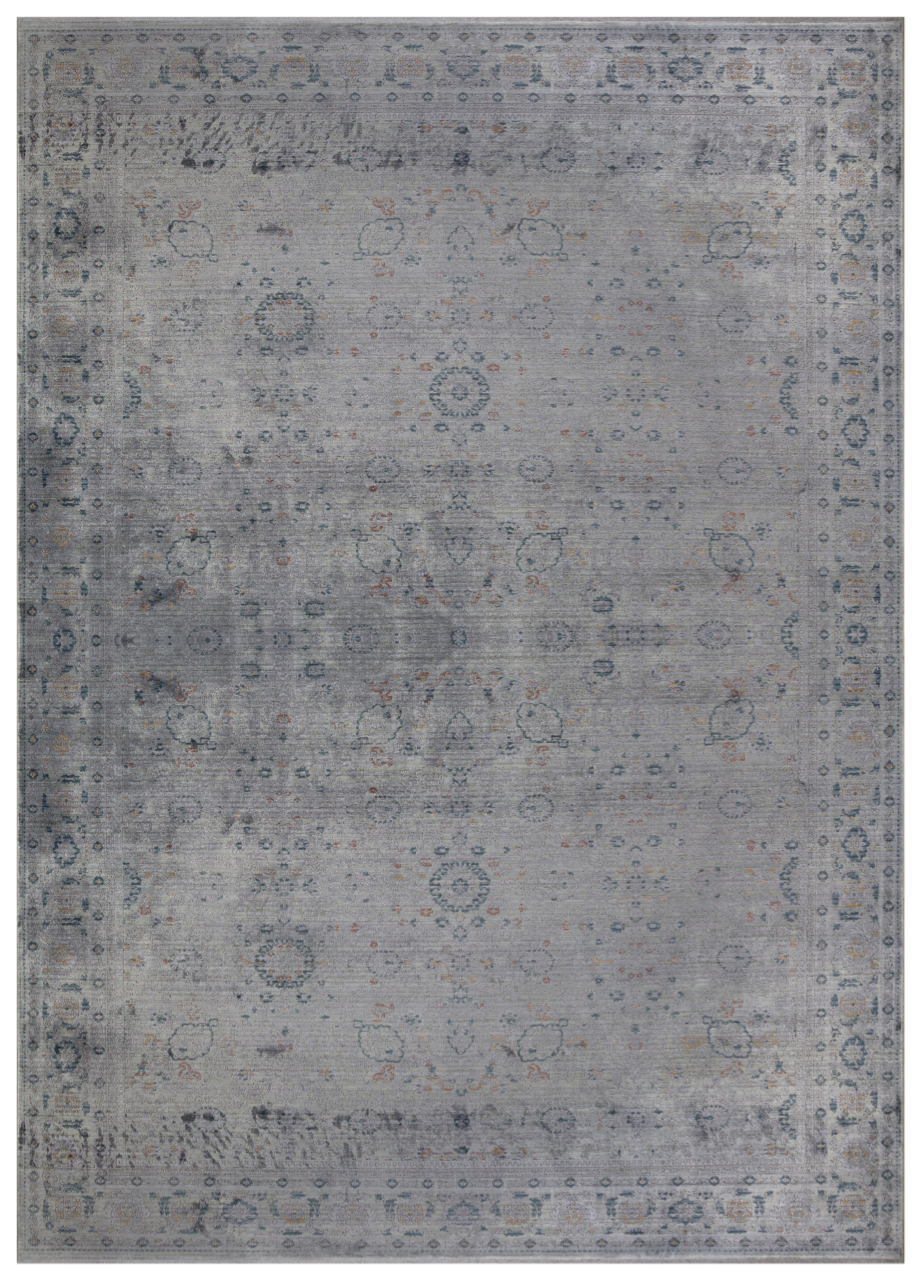 ASTERİA T-AS05 GÜMÜŞ Akrilik Viskon Yumuşak Sık Dokuma Taban Salon Koridor Yatak Odası Halısı