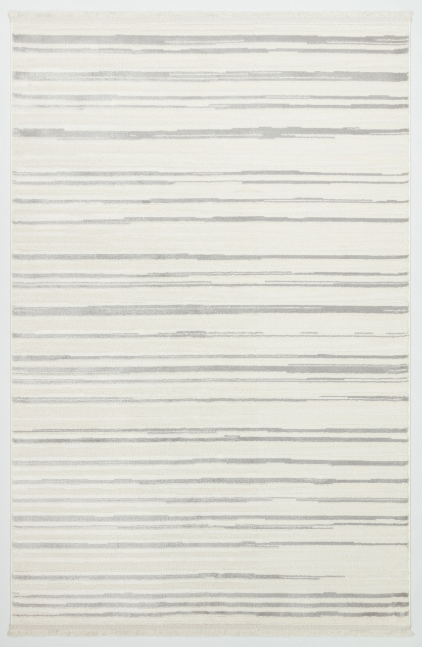 İCON A-5303 GRİ Kabartmalı Modern İskandinav Desenli Salon Halısı