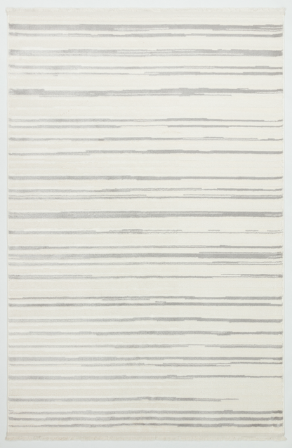 İCON A-5303 GRİ Kabartmalı Modern İskandinav Desenli Salon Halısı