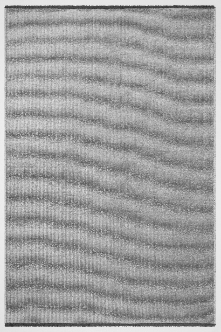 ŞÖNİL SUDE-GRİ Makinede Yıkanabilir Modern Sade Desenli Salon Koridor Mutfak Şönil Dokuma Halı