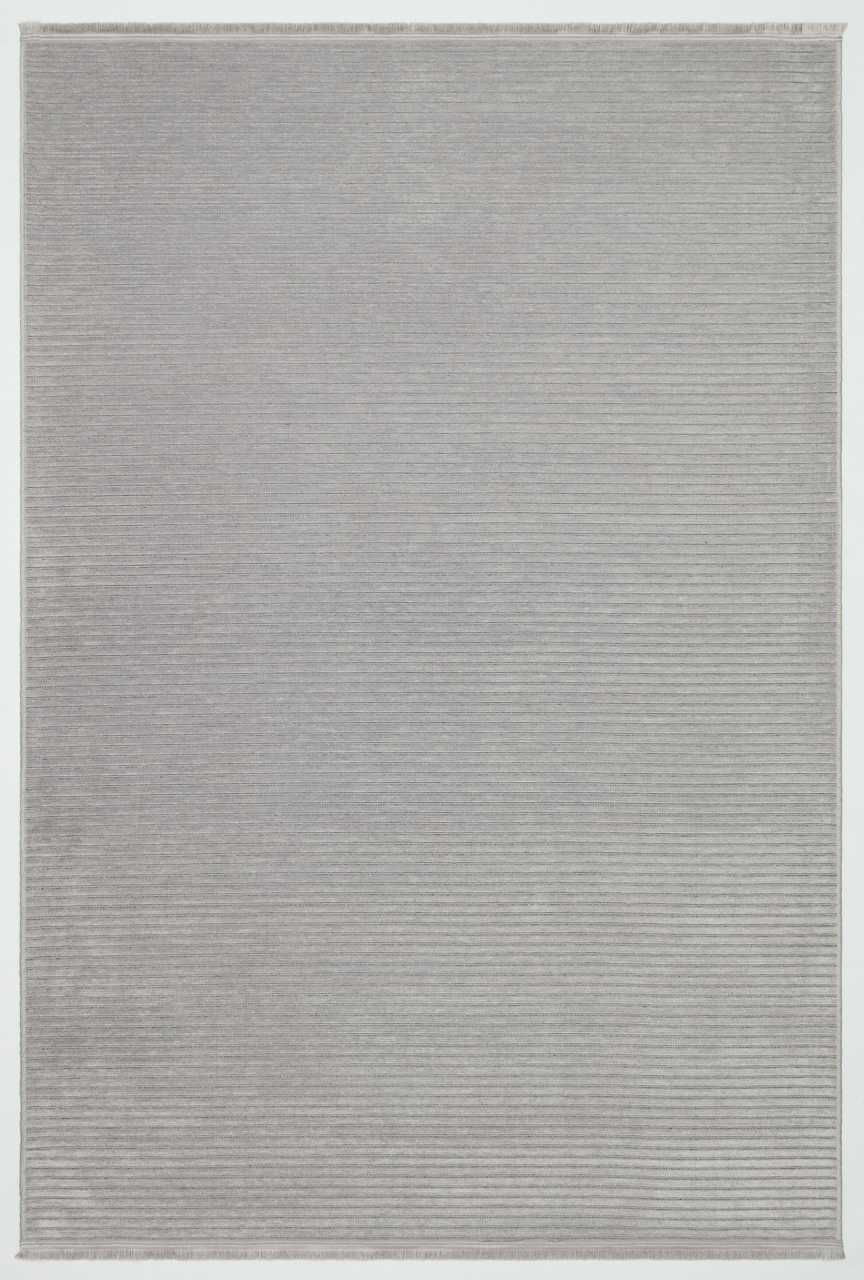 ŞÖNİL LİDYA - GRİ Makinede Yıkanabilir İskandinav Desenli Salon Koridor Mutfak Şönil Dokuma Halı