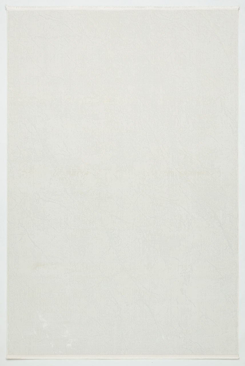 LOTUS C23-KREM Sentetik Bambu Parlak Saten Salon Koridor Mutfak Halısı-004