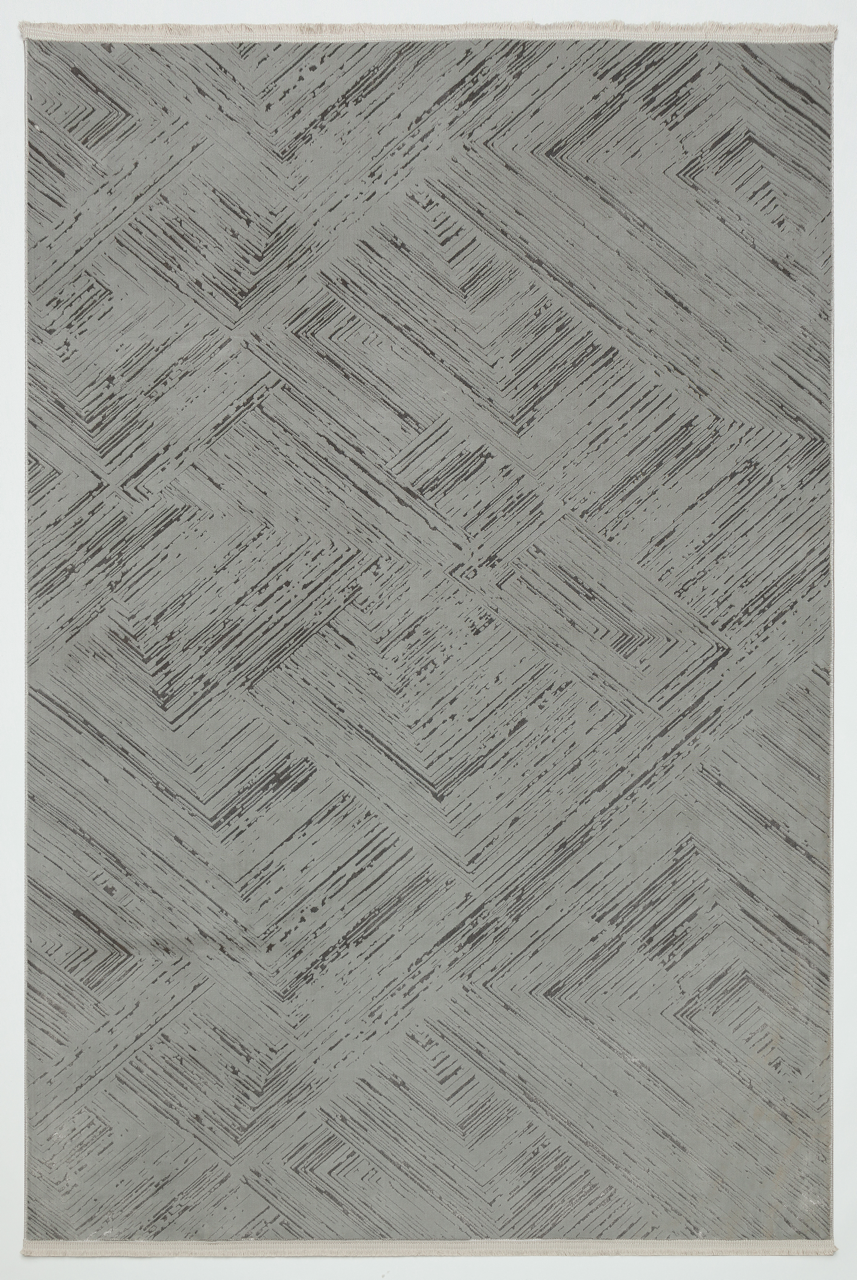 LOTUS C39-GRİ Sentetik Bambu Parlak Saten Salon Koridor Mutfak Halısı