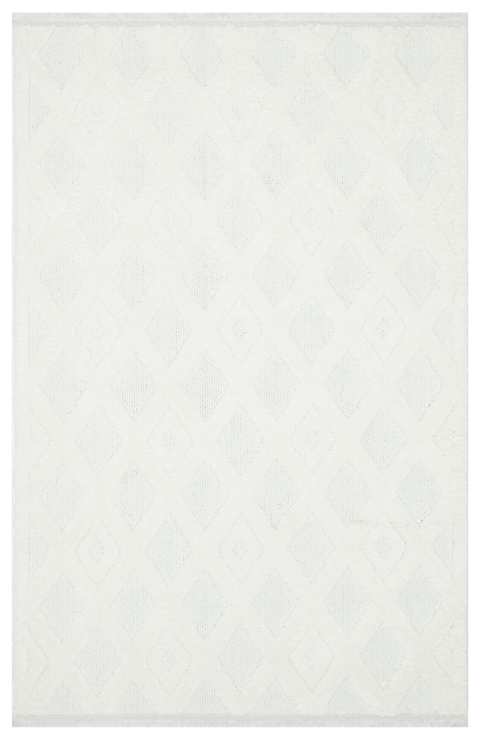 PALERMO E1 KREM Modern Geometrik Desenli Salon Mutfak Koridor Halısı-KP