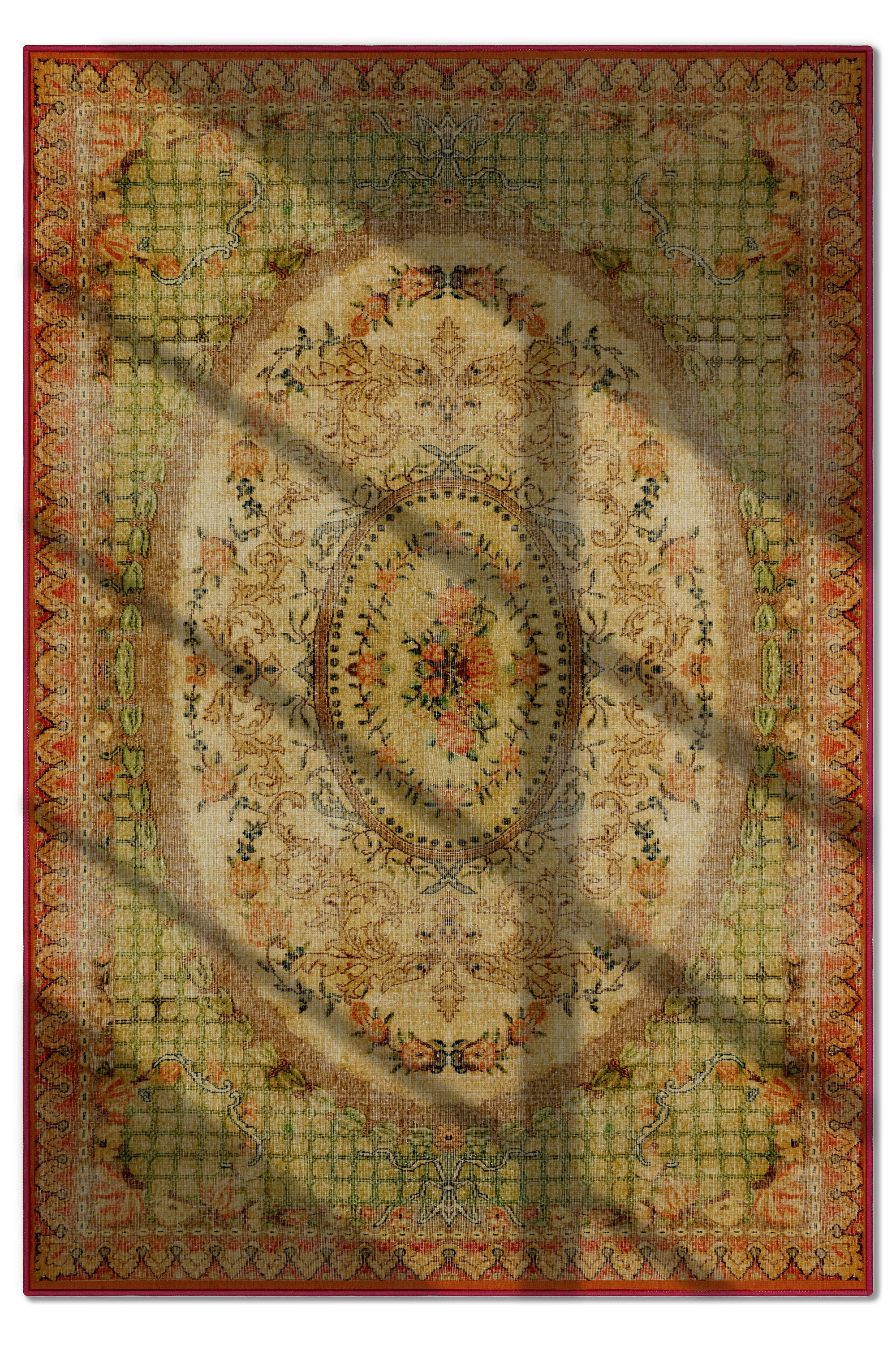 Arte DS004 - Antik Serisi Vintage Modern Desenli Dokuma Taban Dekoratif Halı