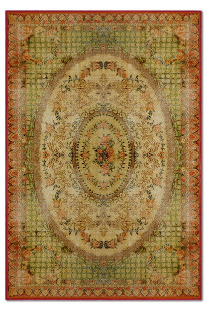 Arte DS004 - Klasik Vintage Desenli Dekoratif Dokuma Halı