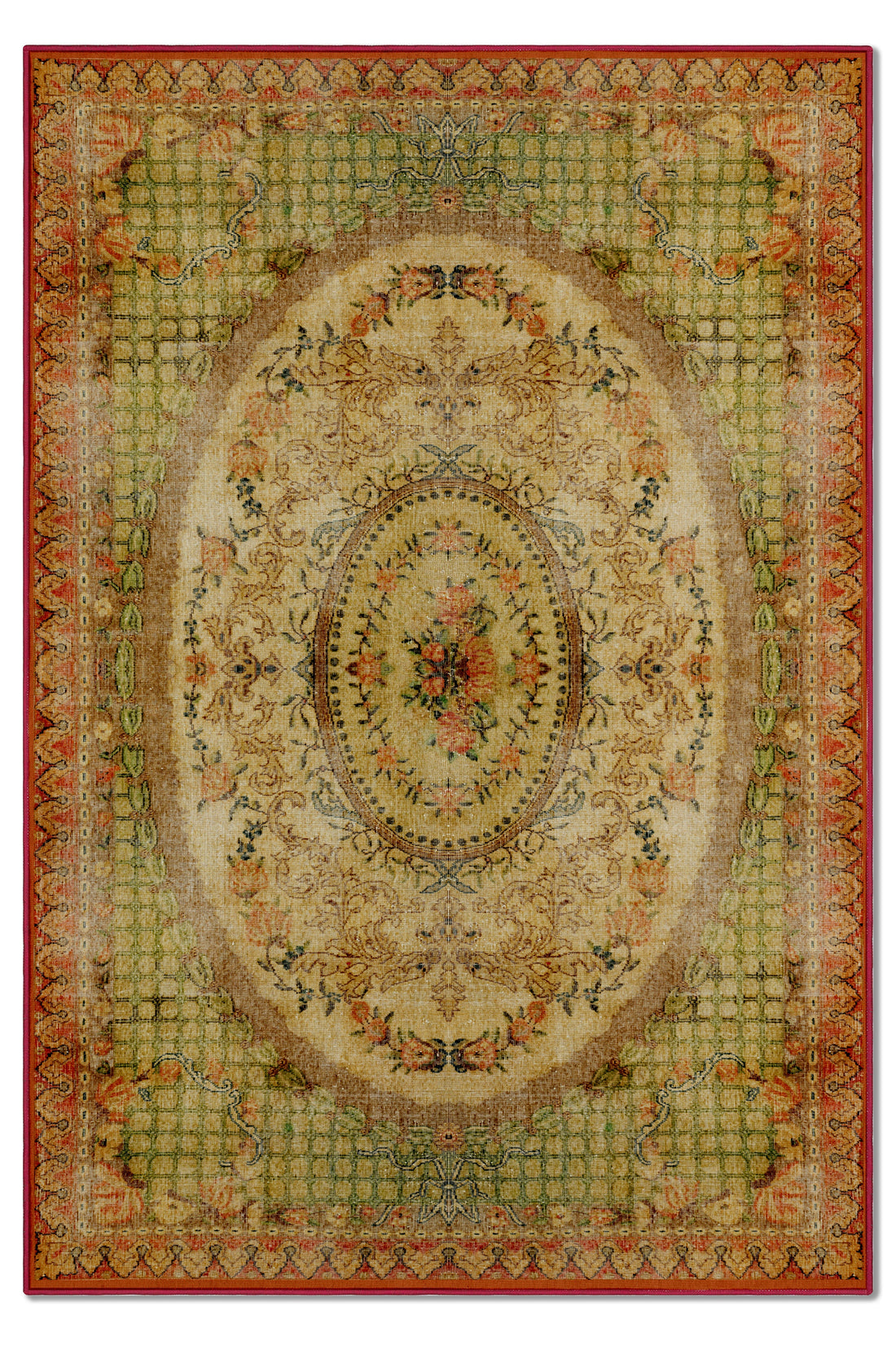 Arte DS004 - Klasik Vintage Desenli Dekoratif Dokuma Halı