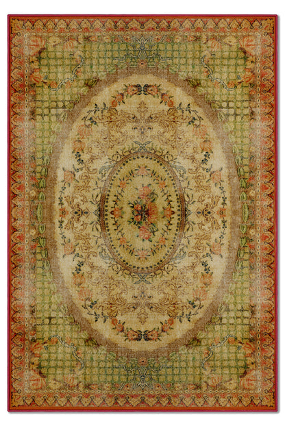 Arte DS004 - Klasik Vintage Desenli Dekoratif Dokuma Halı