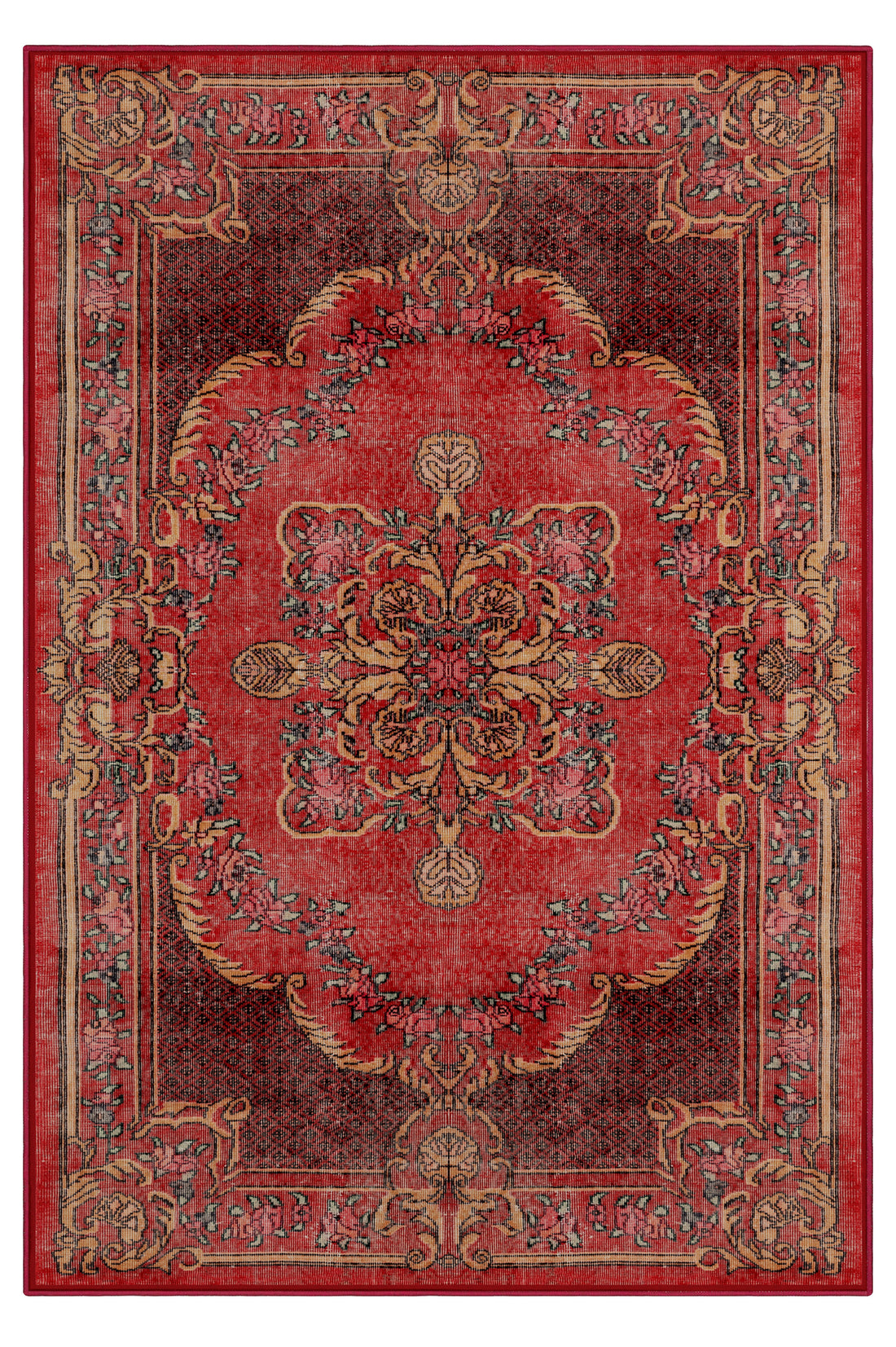 Arte DS006 Vintage Klasik Desenli Dekoratif Dokuma Halı