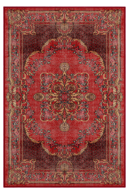 Arte DS006 Vintage Klasik Desenli Dekoratif Dokuma Halı