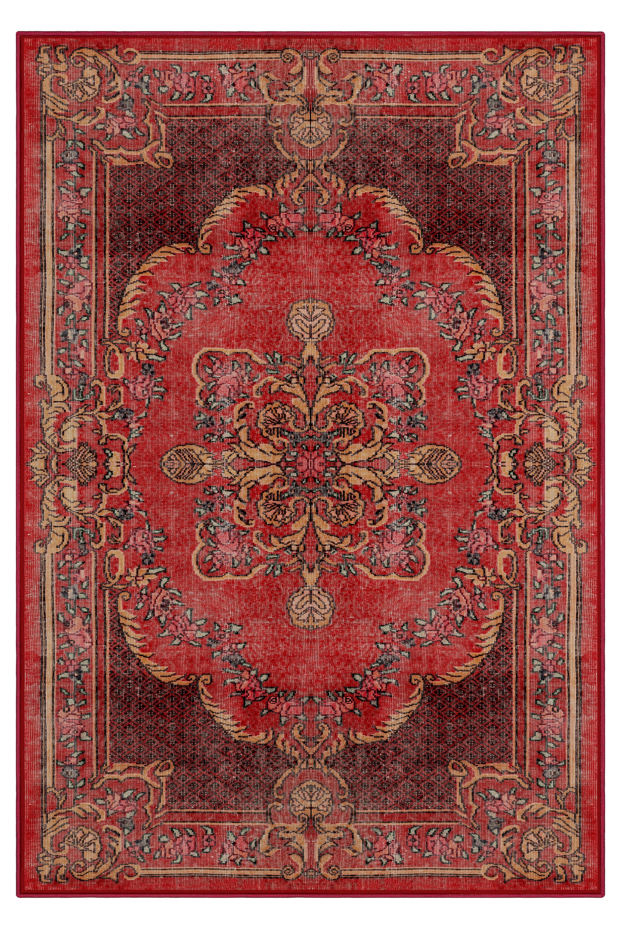 Arte DS006 Vintage Klasik Desenli Dekoratif Dokuma Halı