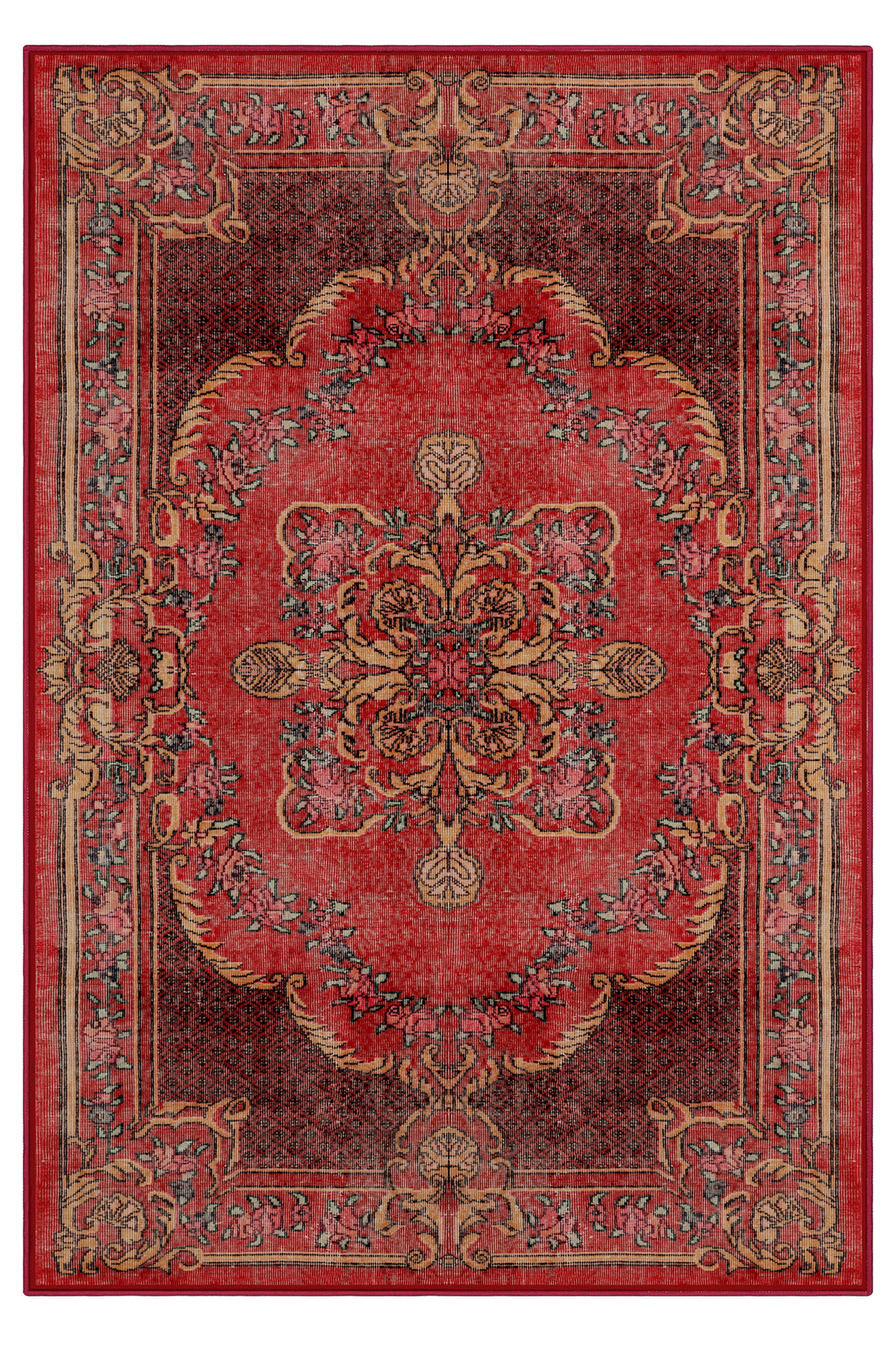 Arte DS006 Vintage Klasik Desenli Dekoratif Dokuma Halı