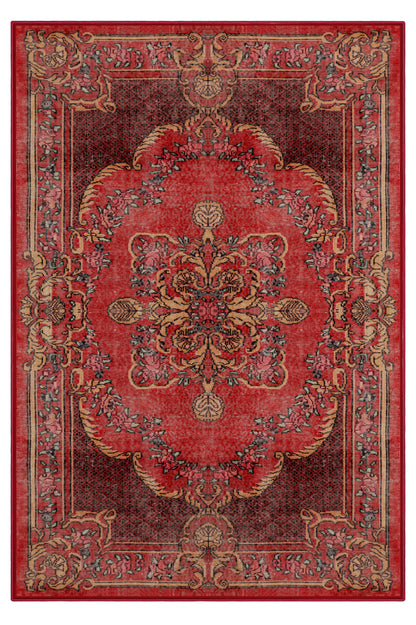 Arte DS006 Vintage Klasik Desenli Dekoratif Dokuma Halı