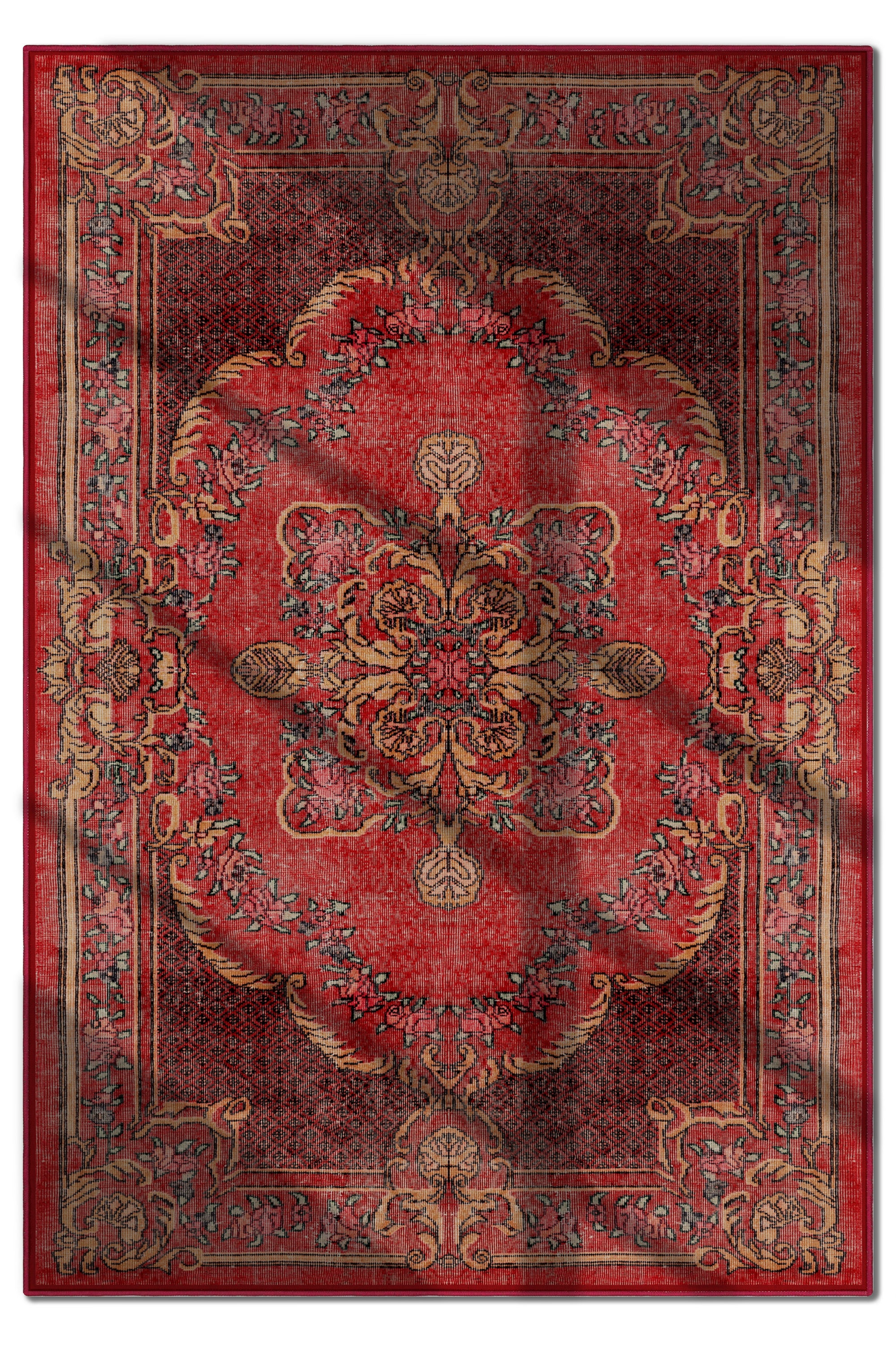 Arte DS006 Vintage Klasik Desenli Dekoratif Dokuma Halı