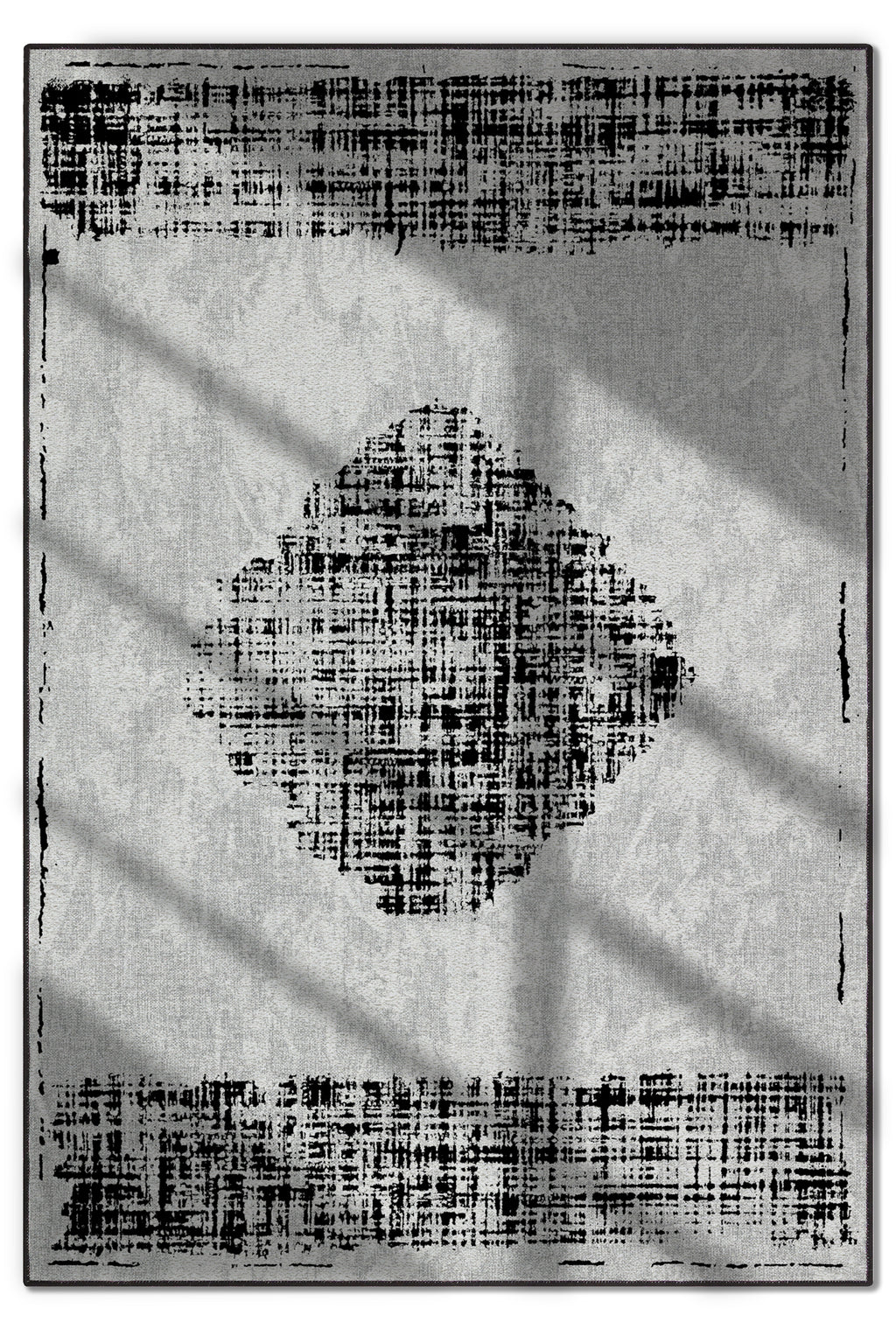 Arte DS048 Vintage Geometrik Desenli Dekoratif Dokuma Halı