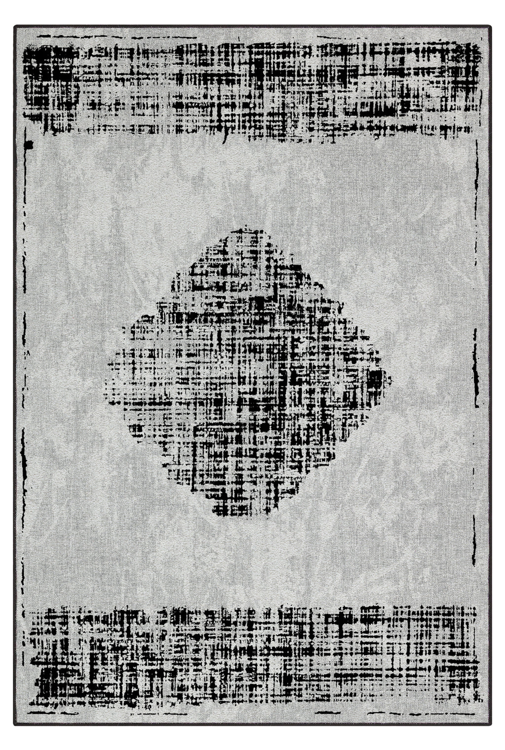Arte DS048 Vintage Geometrik Desenli Dekoratif Dokuma Halı