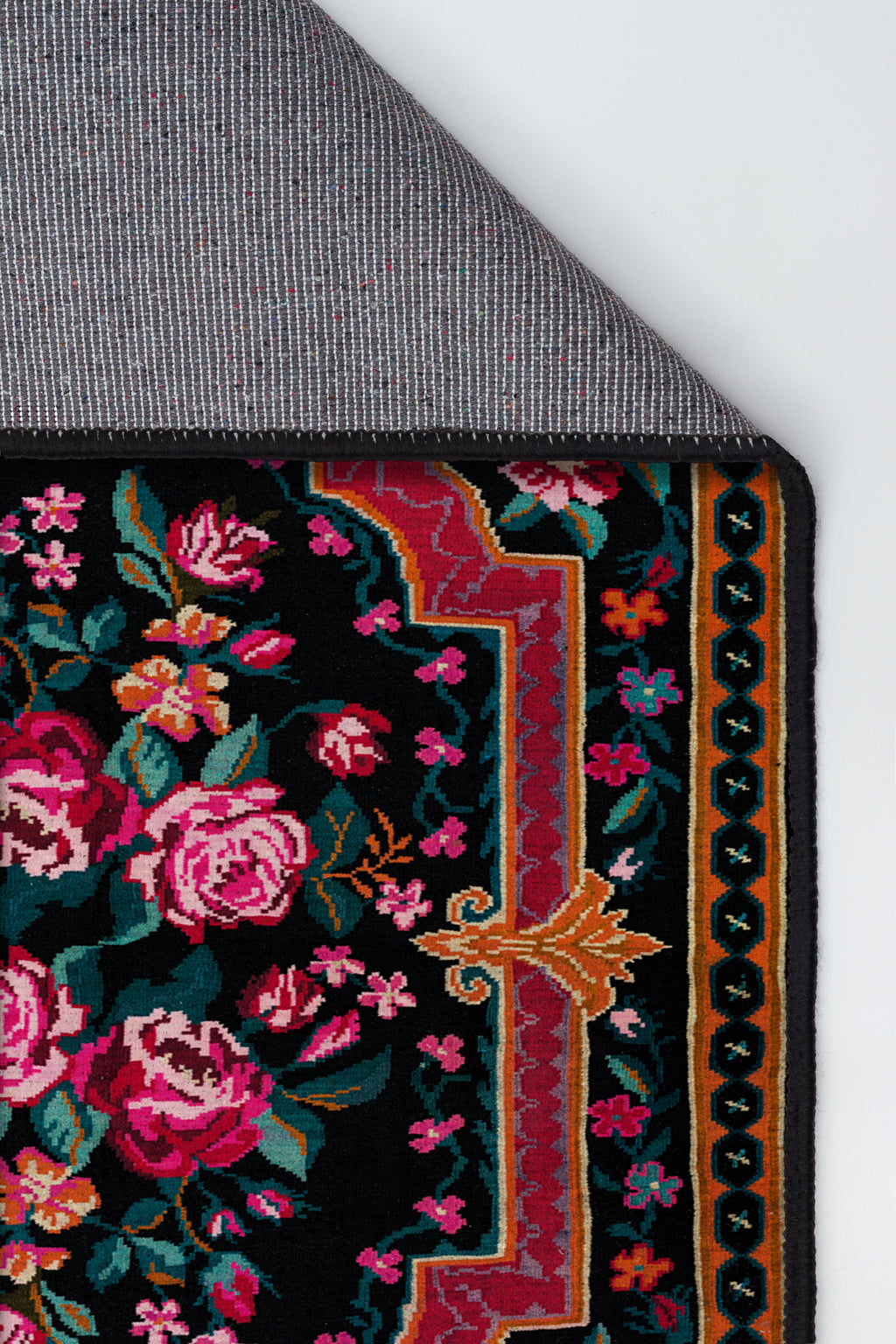 Arte DS063 Çiçek Desenli Klasik Desenli Dekoratif Dokuma Halı