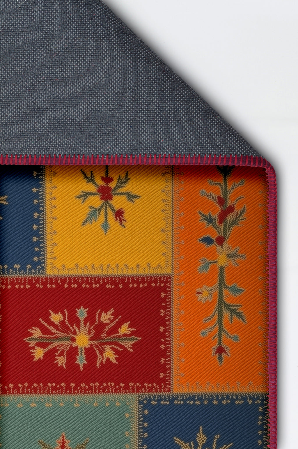 Arte HD002 Çiçek Figürlü Modern Desenli Renkli Dekoratif Dokuma Halı