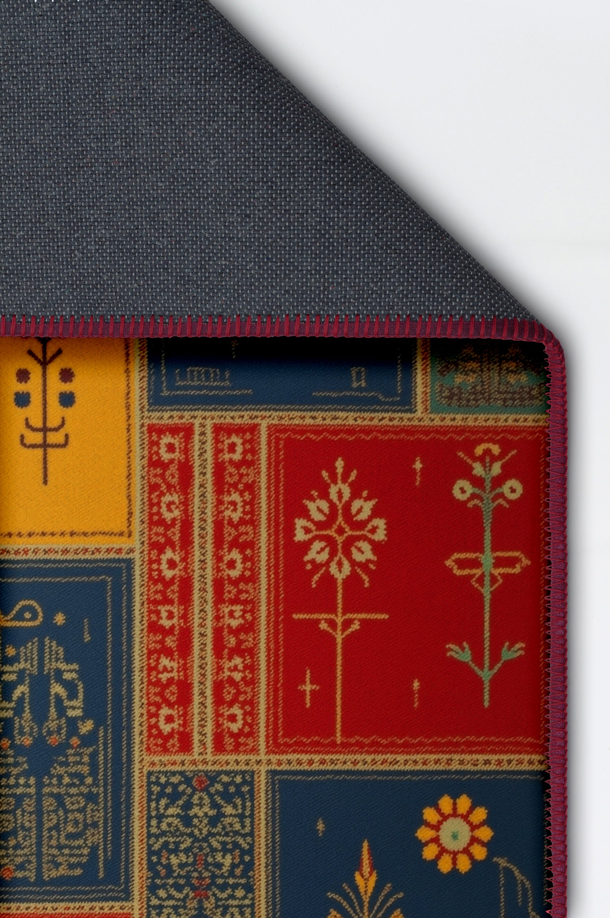 Arte HD003 Çiçek Figürlü Modern Desenli Renkli Dekoratif Dokuma Halı