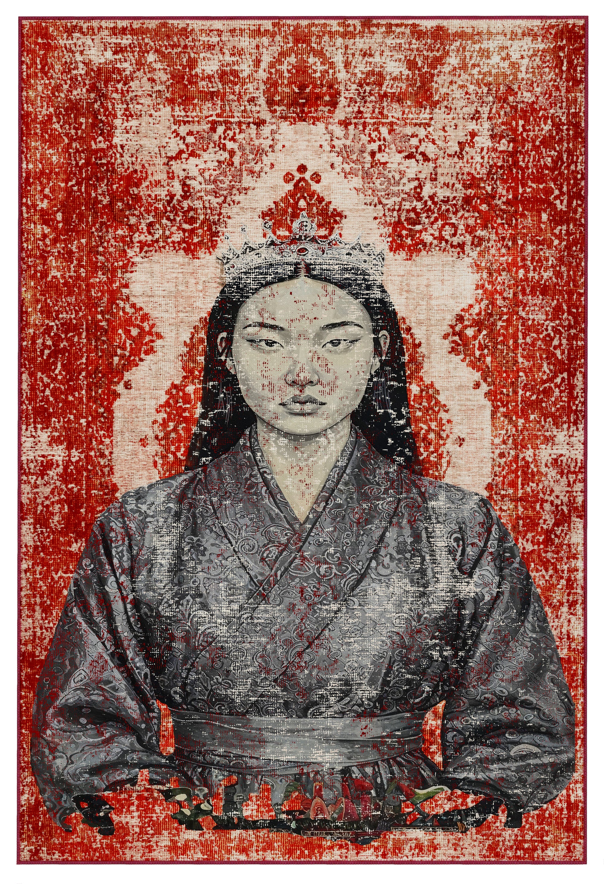 Arte HD008 İnsan Temalı Klasik Dekoratif Dokuma Halı