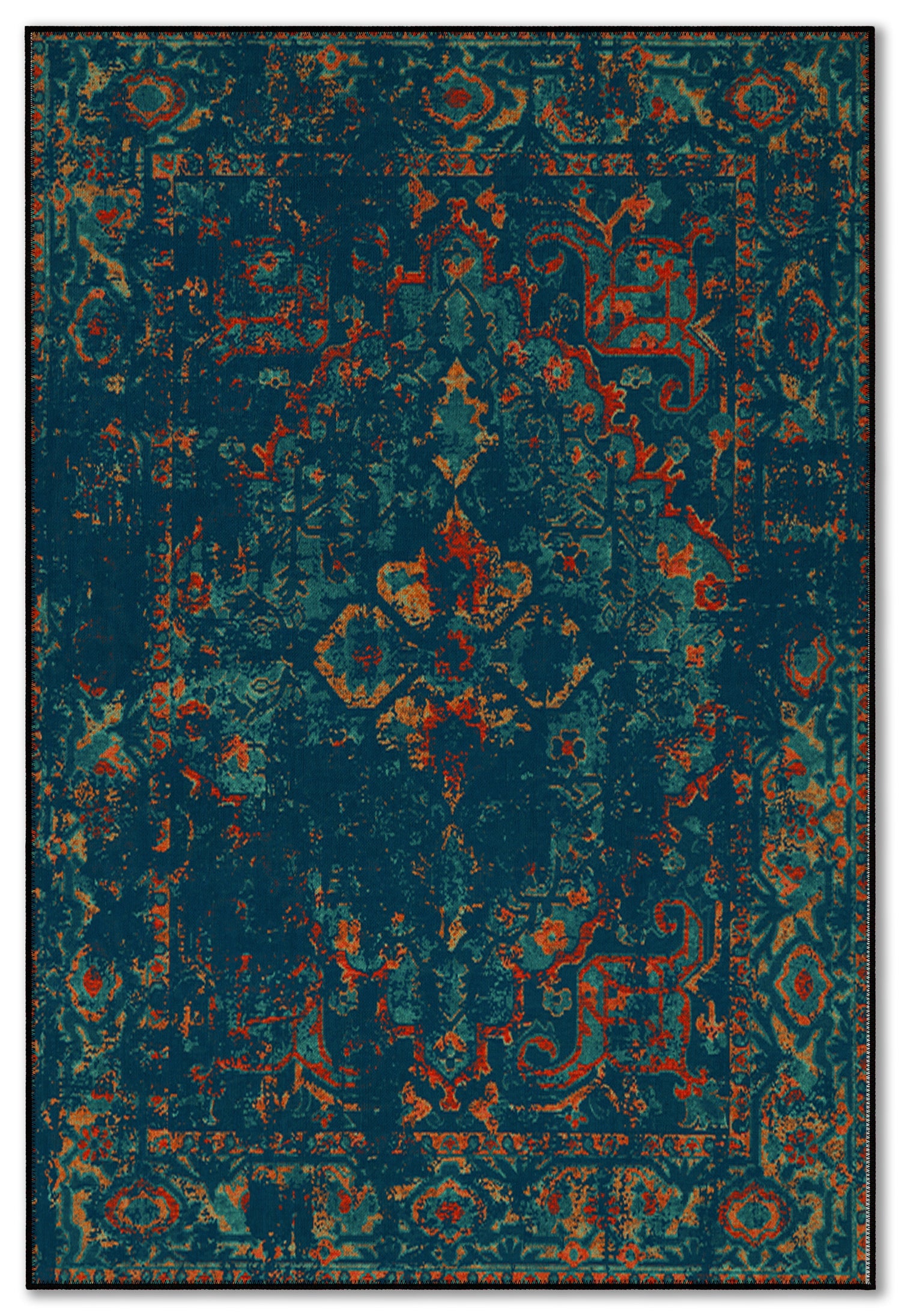 Arte HD014 Klasik Vintage Dekoratif Dokuma Şönil Halı