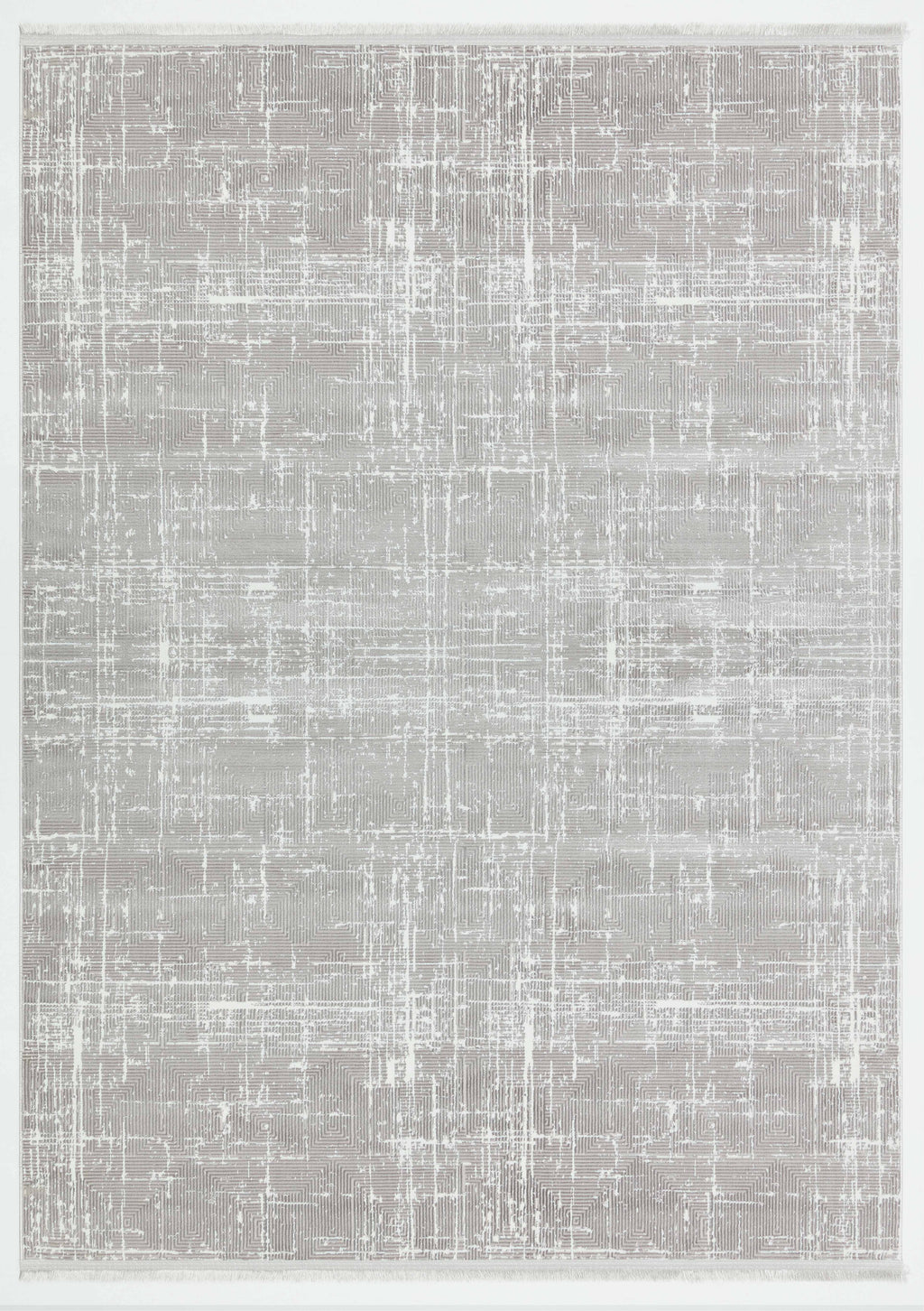 LOTUS 52T-VİZON/GÜMÜŞ Sentetik Bambu Parlak Saten Salon Koridor Mutfak Halısı