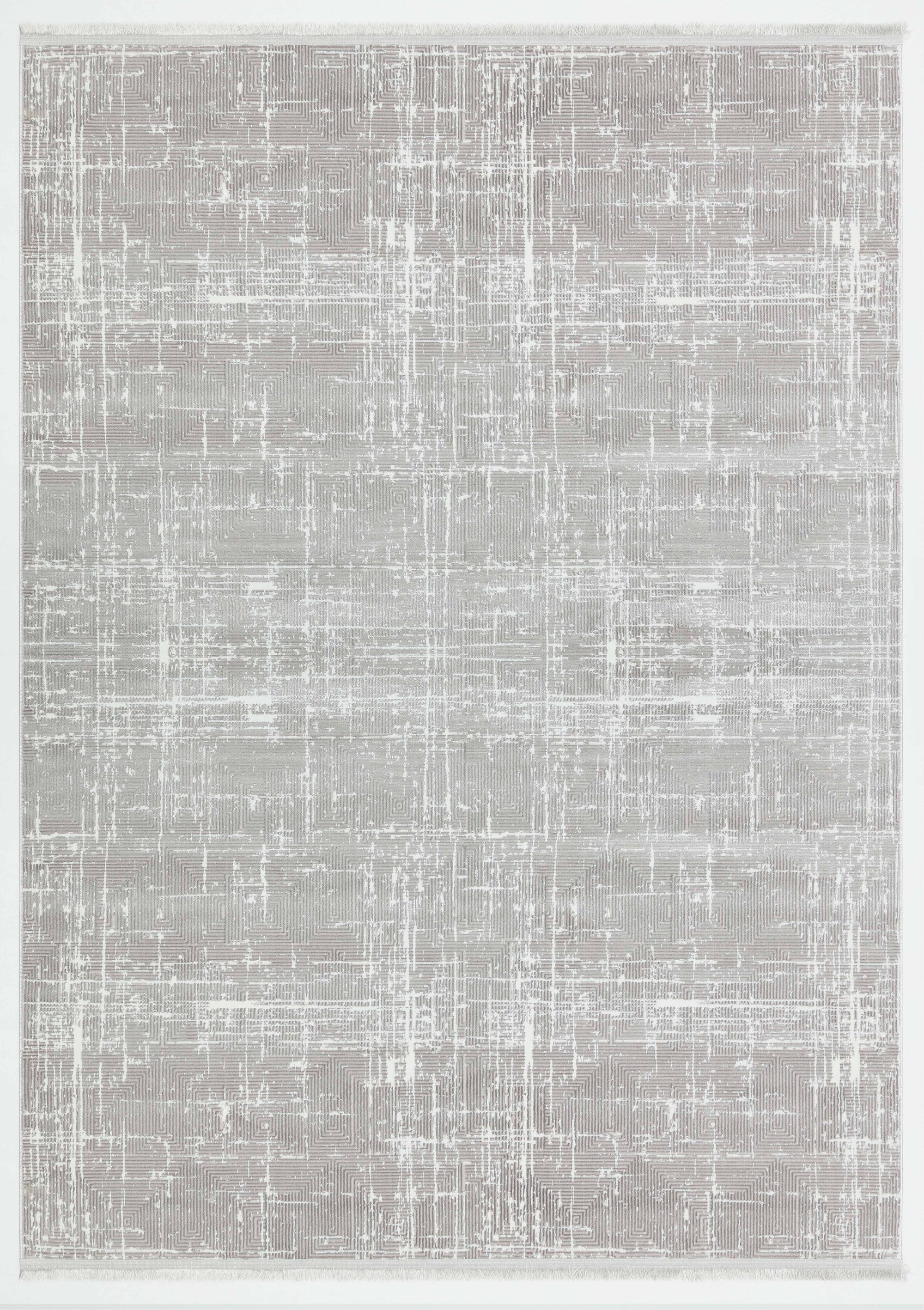 LOTUS 52T-VİZON/GÜMÜŞ Sentetik Bambu Parlak Saten Salon Koridor Mutfak Halısı