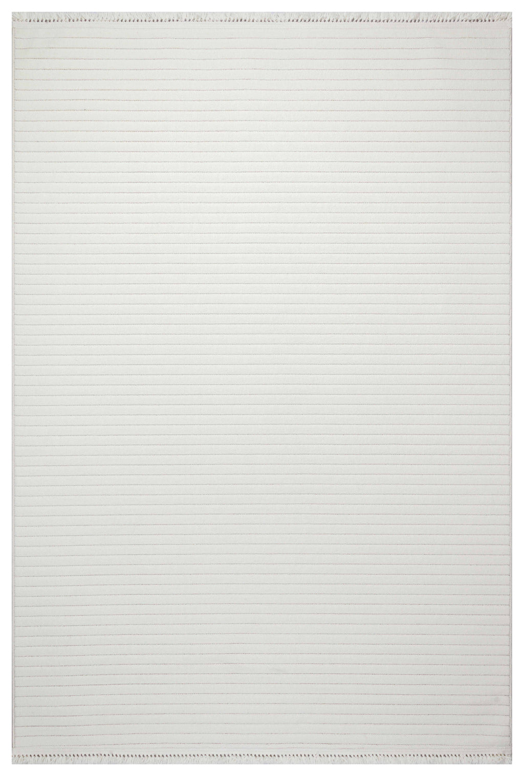 MİLAS T-JP55 KREM Kabartmalı Modern Geometrik Desenli Salon Koridor Mutfak Halısı
