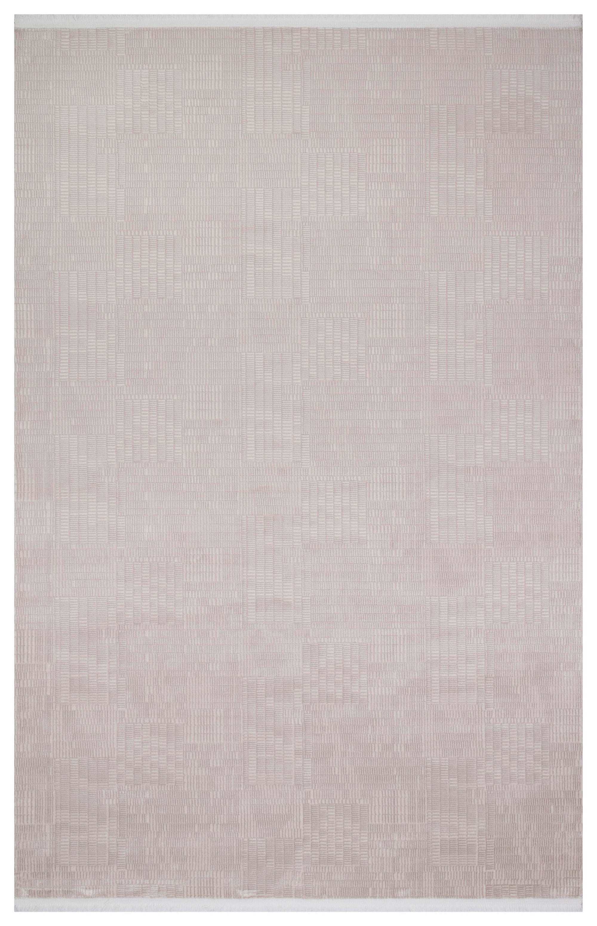 PRATO T-PR07 BEJ Akrilik Viskon Sık Dokuma Salon Koridor Mutfak Halısı